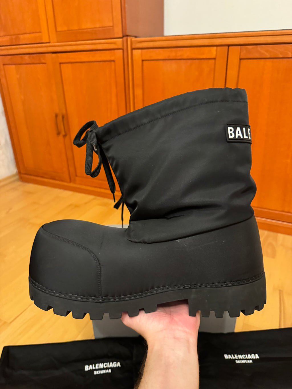 Balenciaga Alaska Boots Triple Black
