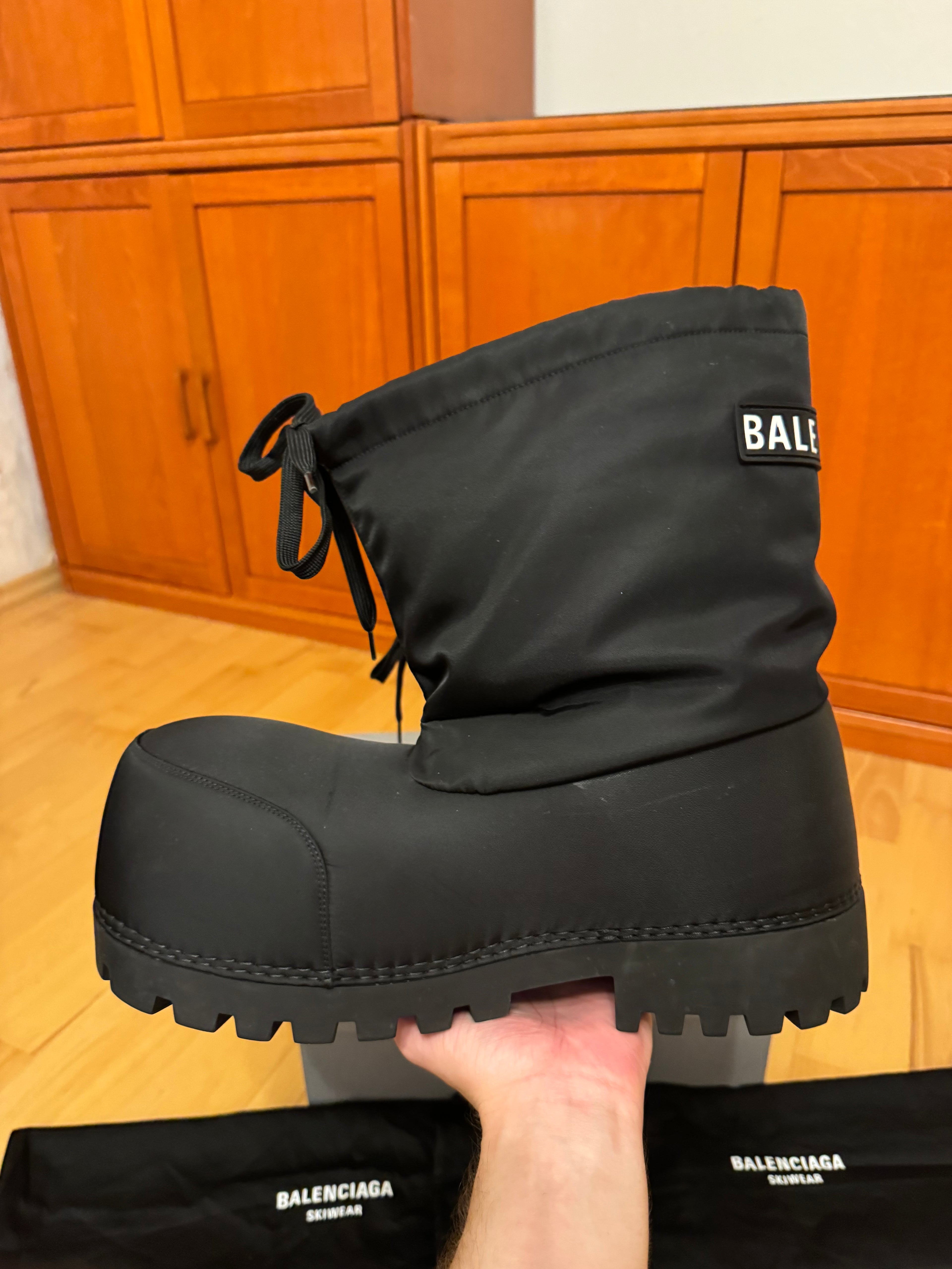 Balenciaga Alaska Boots Triple Black