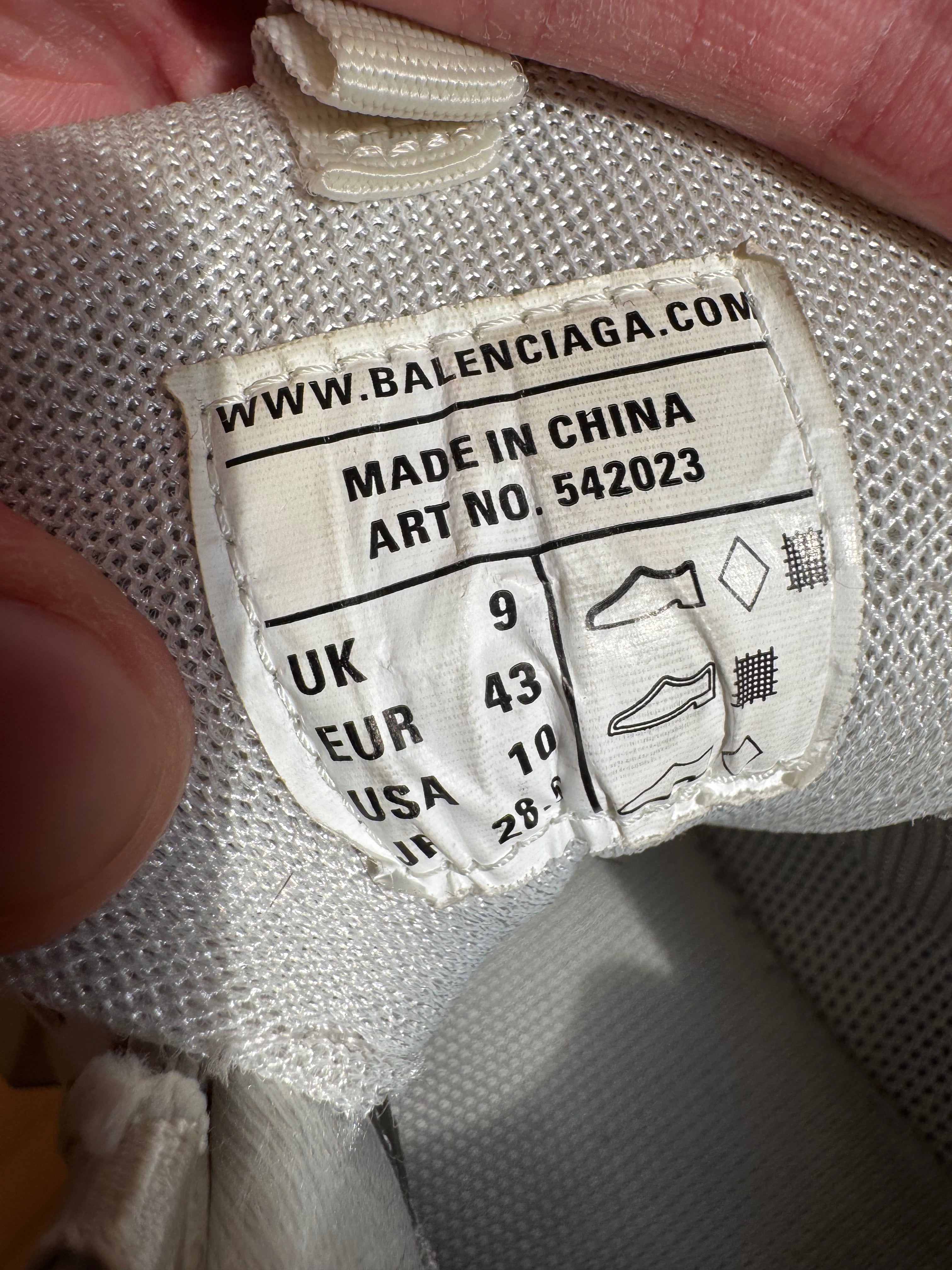 Balenciaga Track Triple White