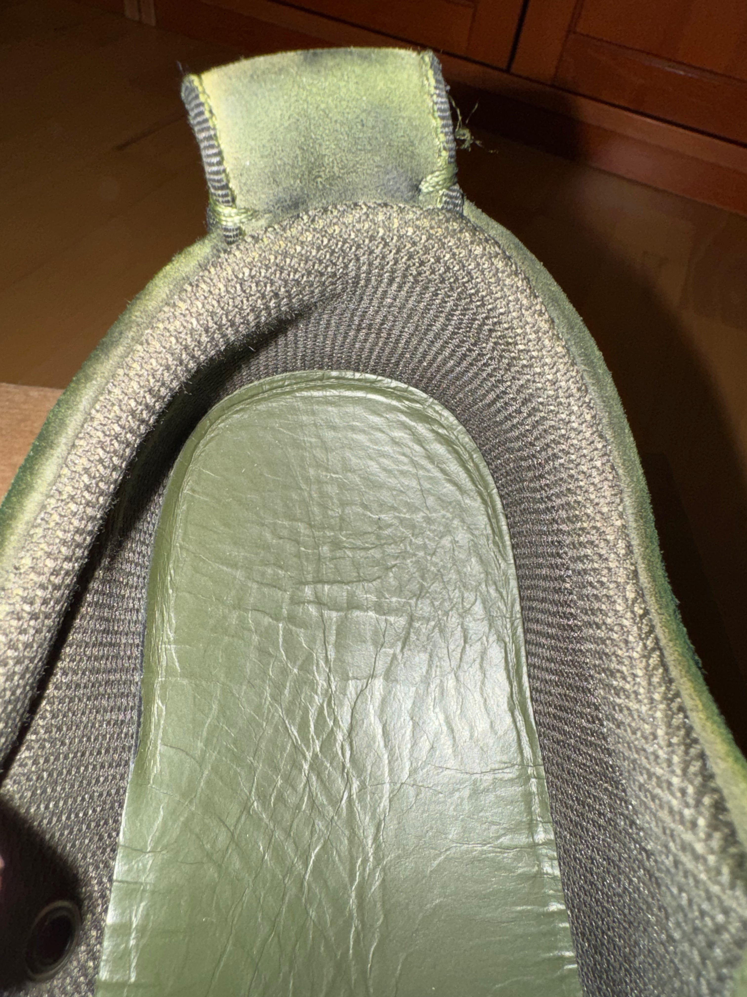 Christian Louboutin Louis Junior Spikes Suede Forest Green