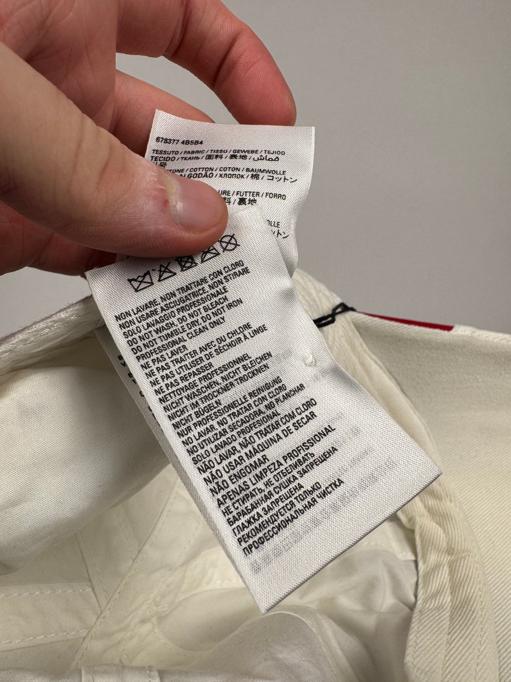 Balenciaga Tracksuit Cap White