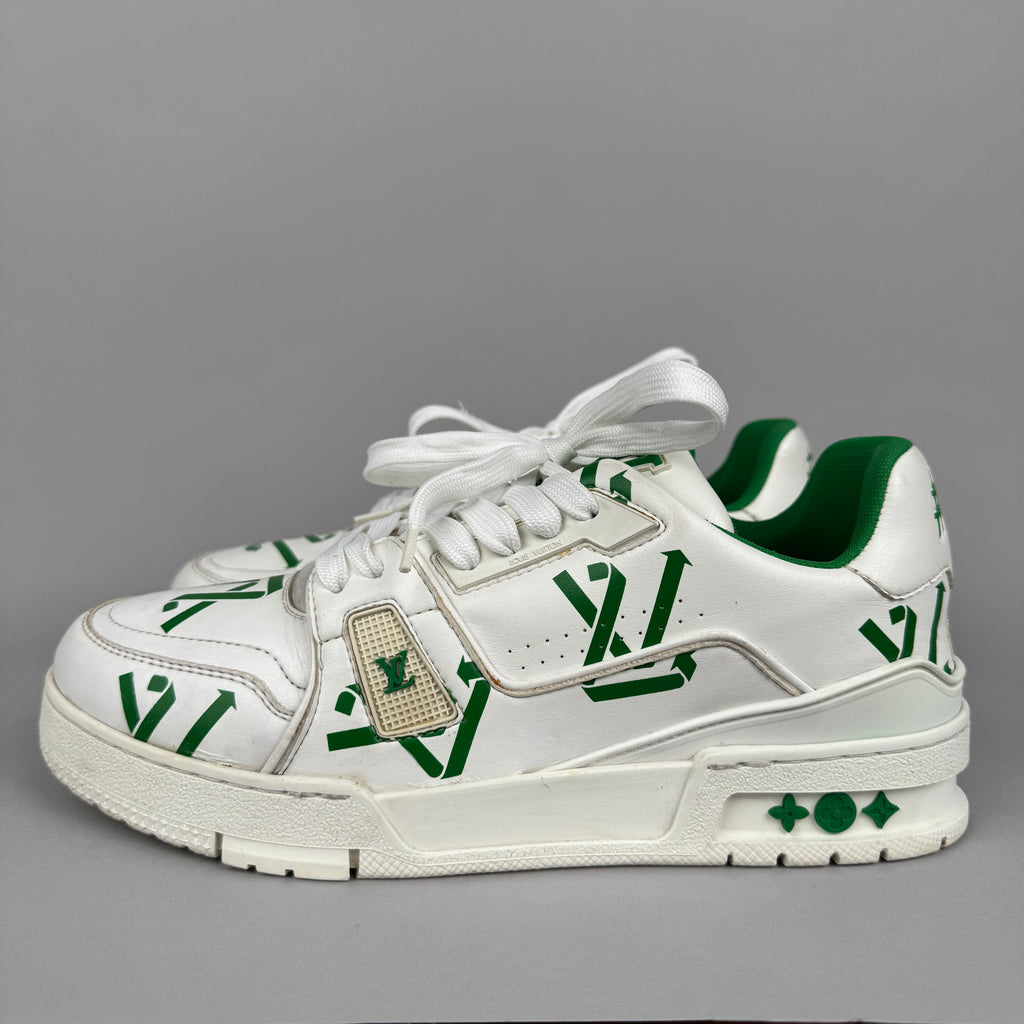 Louis Vuitton LV Trainer Sustainable Green White