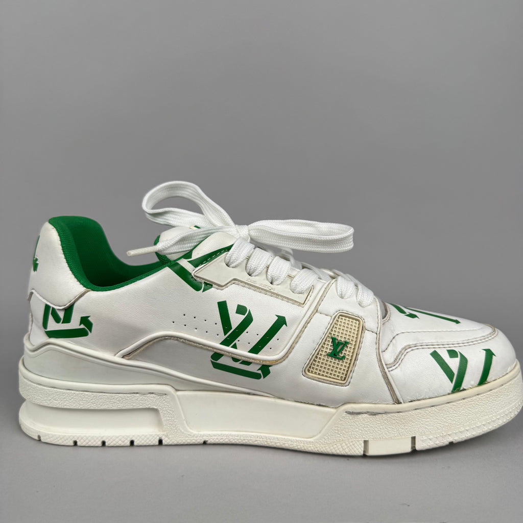Louis Vuitton LV Trainer Sustainable Green White
