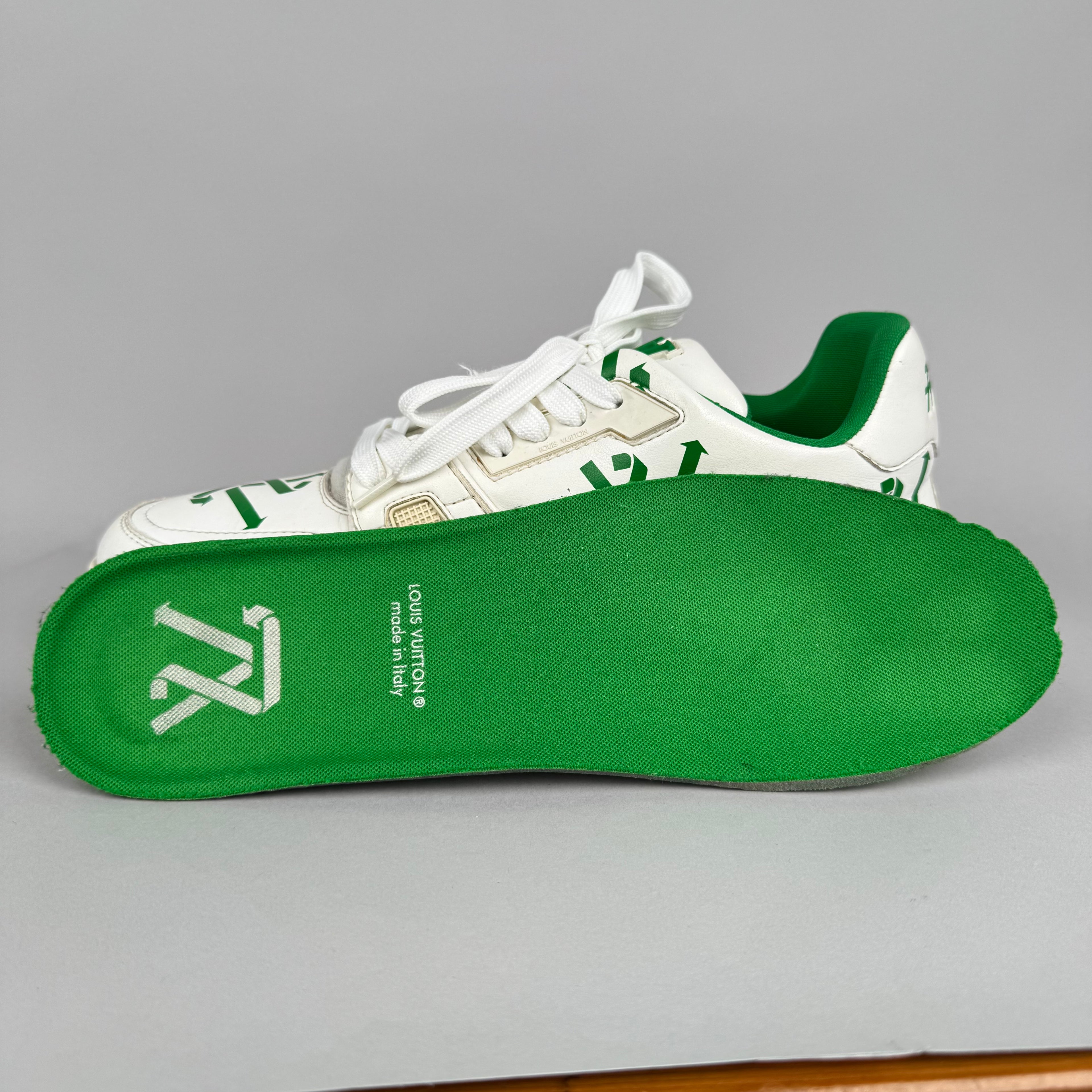 Louis Vuitton LV Trainer Sustainable Green White
