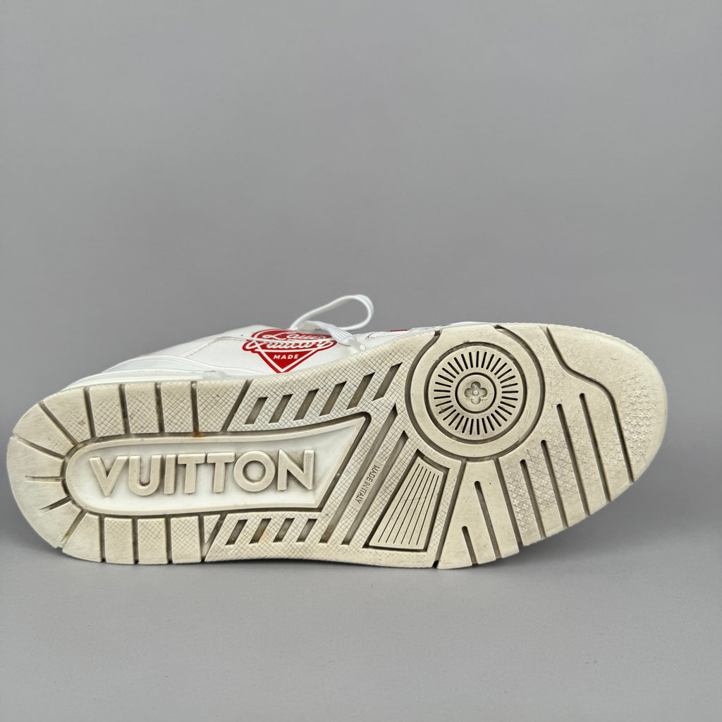 Louis Vuitton X Nigo LV Trainer Heart White Red