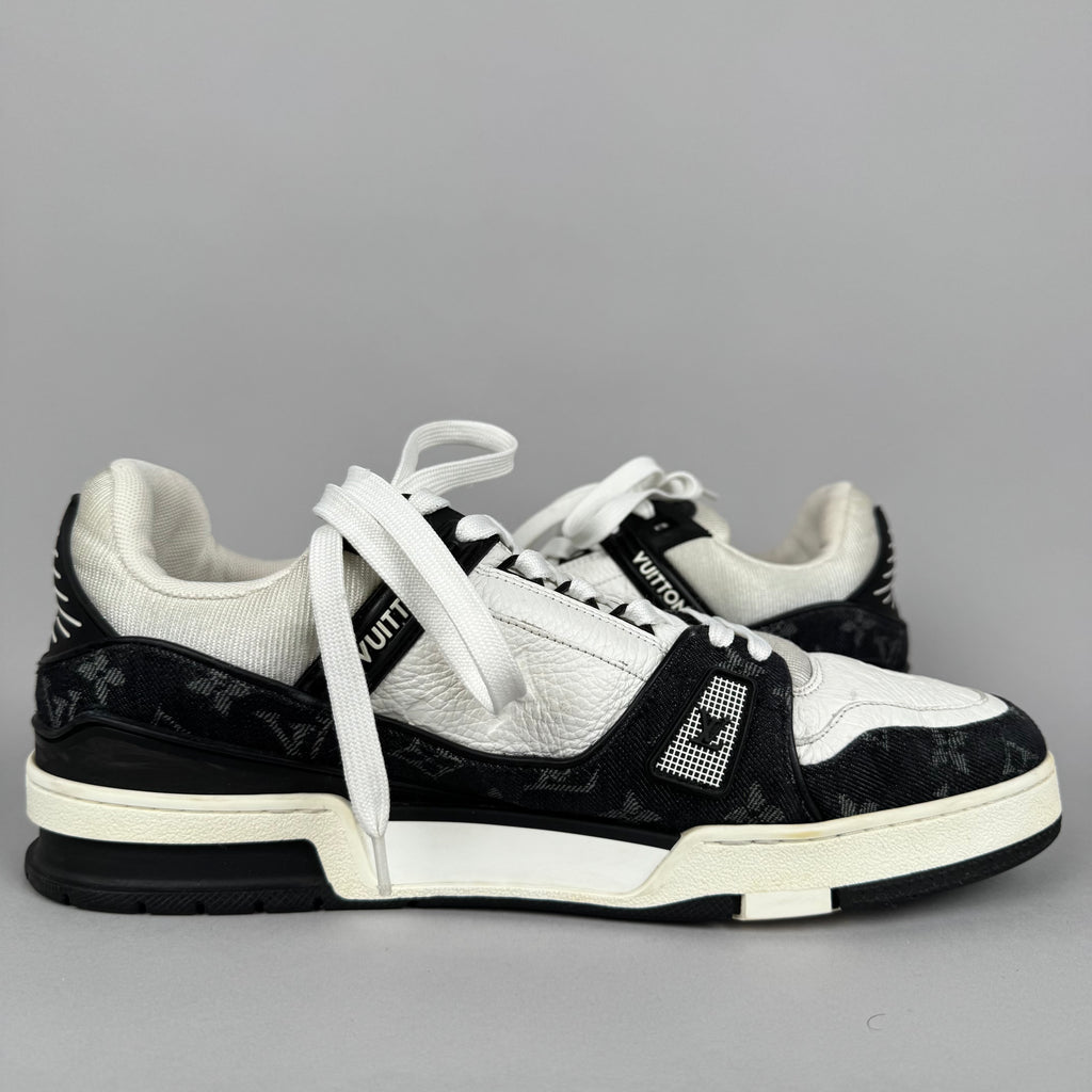 Louis Vuitton LV Trainer Black Denim