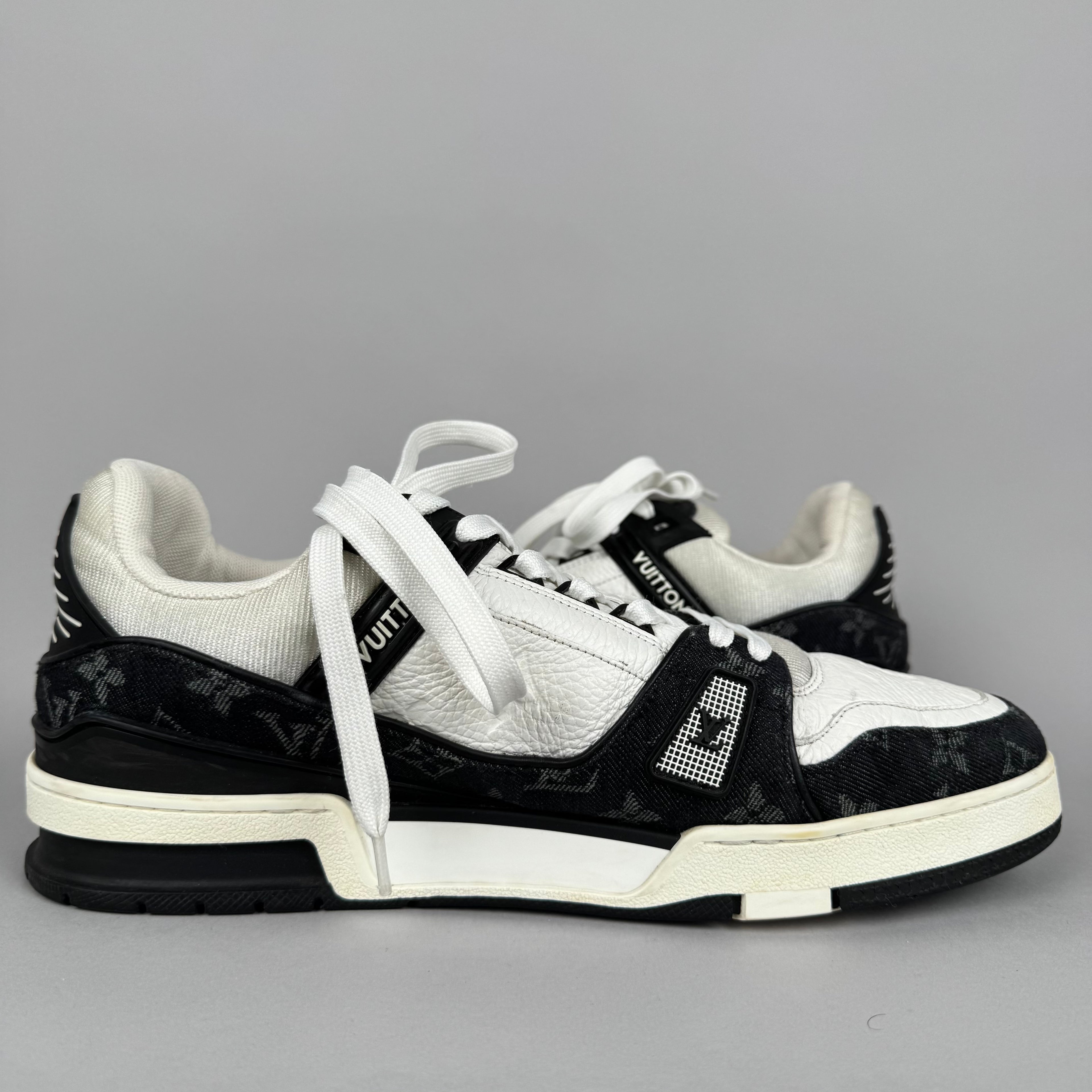 Louis Vuitton LV Trainer Black Denim