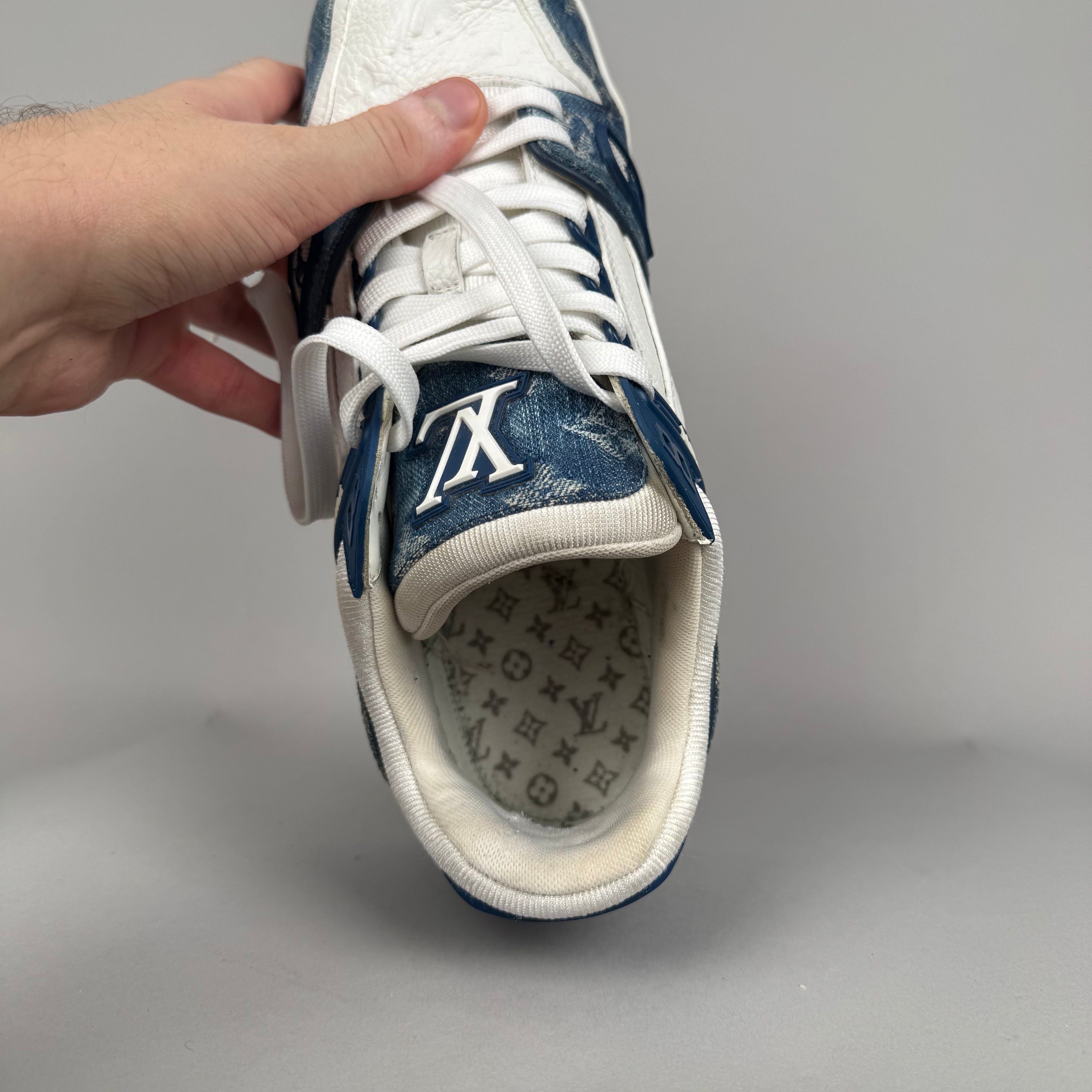 Louis Vuitton LV Trainer Blue Denim