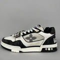 Louis Vuitton LV Trainer Velcro Strap Black Denim