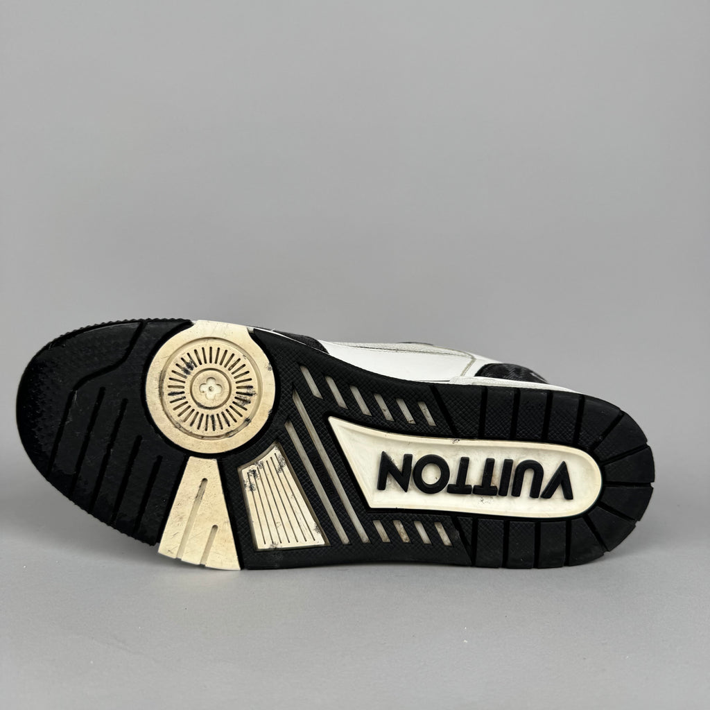 Louis Vuitton LV Trainer Velcro Strap Black Denim