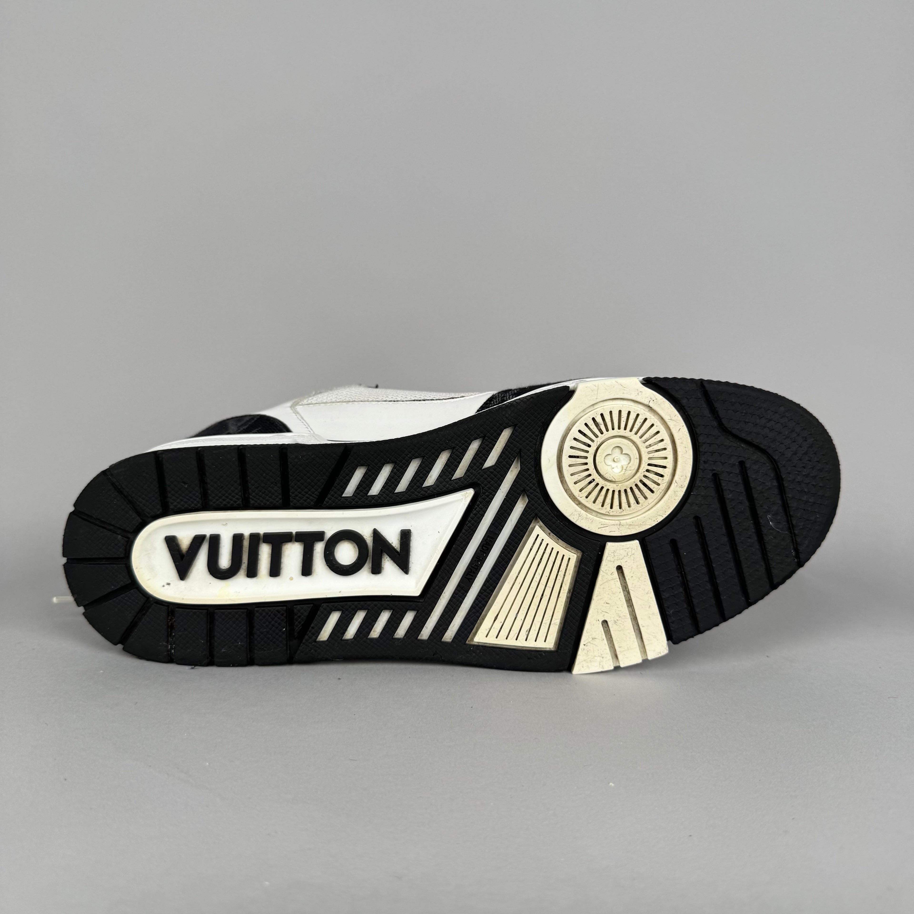 Louis Vuitton LV Trainer Velcro Strap Black Denim