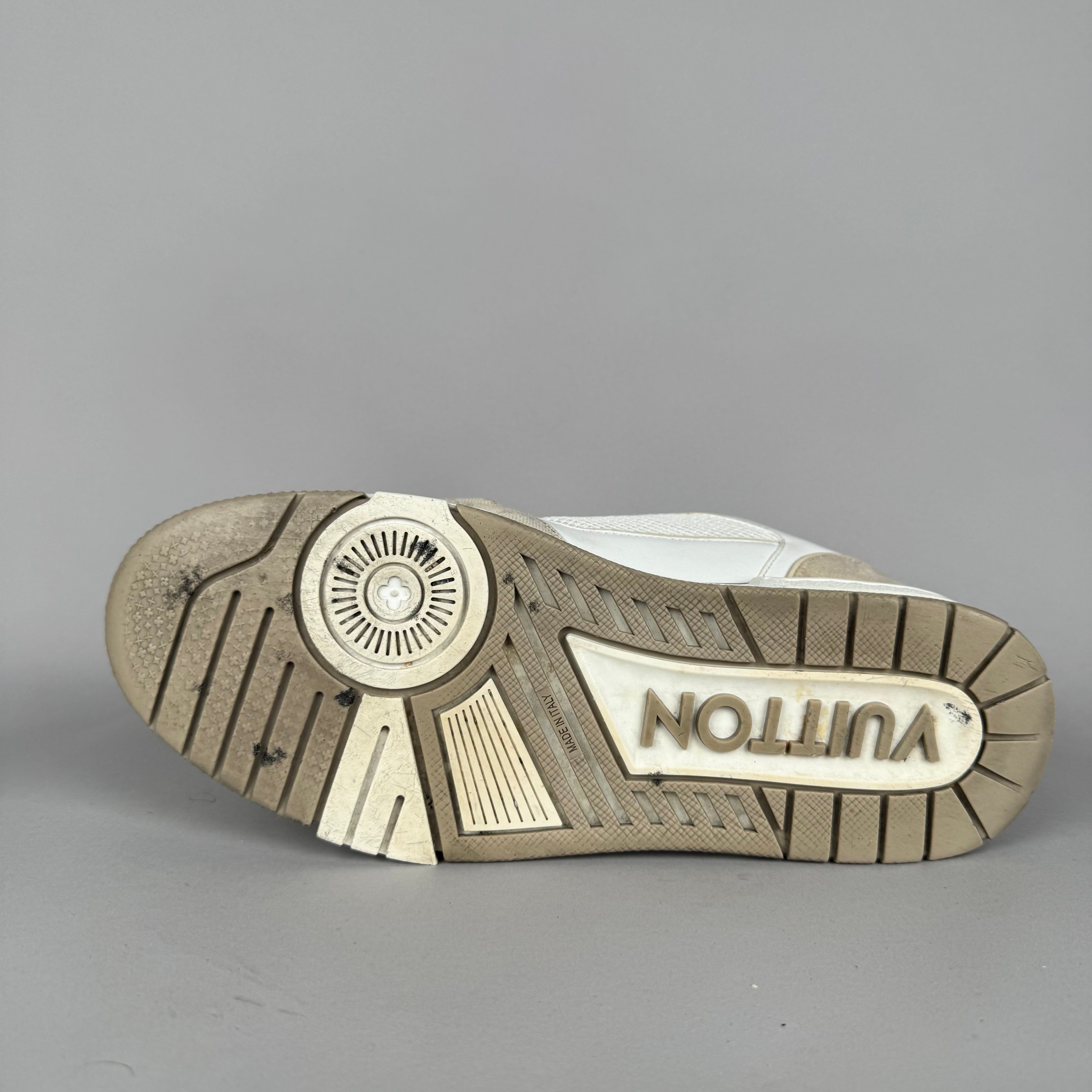Louis Vuitton LV Trainer Velcro Strap Beige Denim