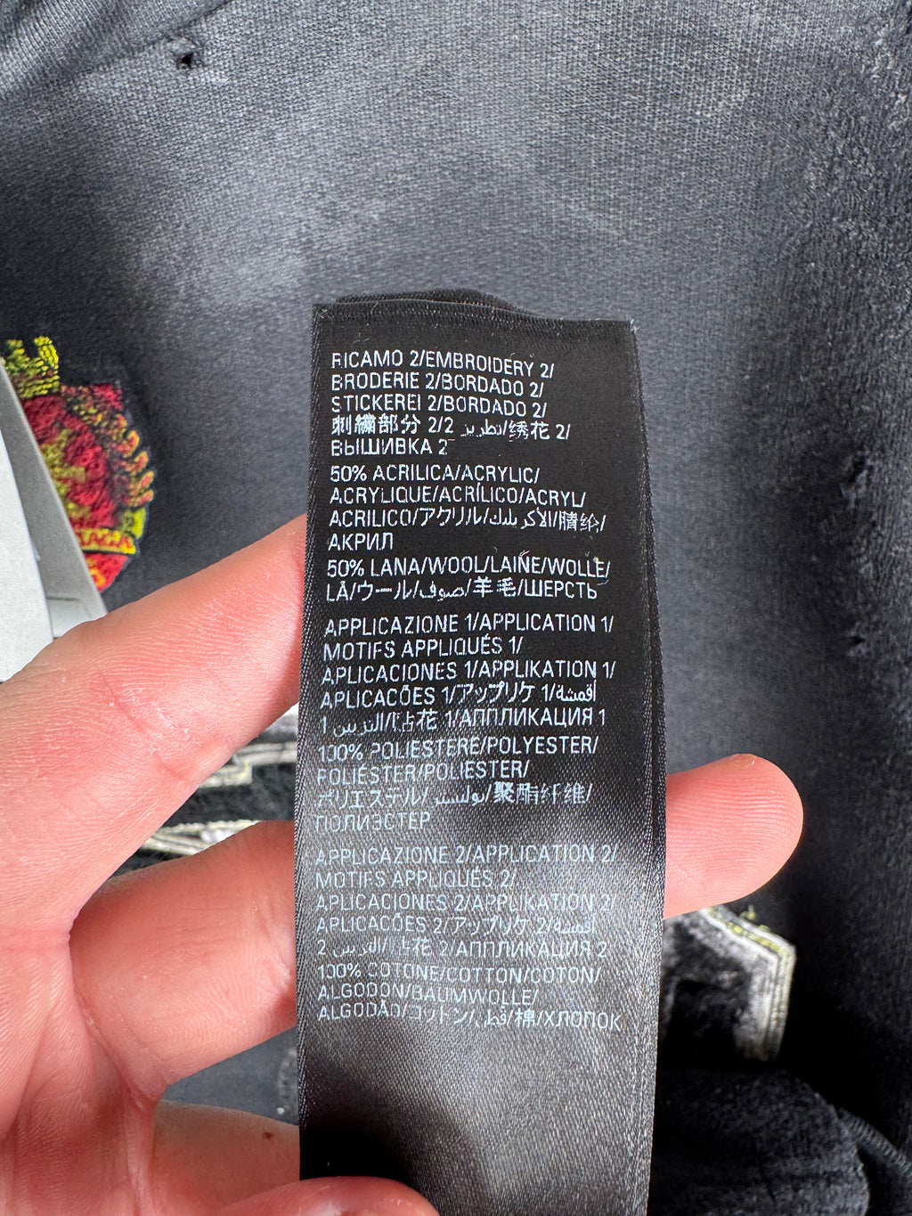 Balenciaga Skater Hoodie Distressed Black