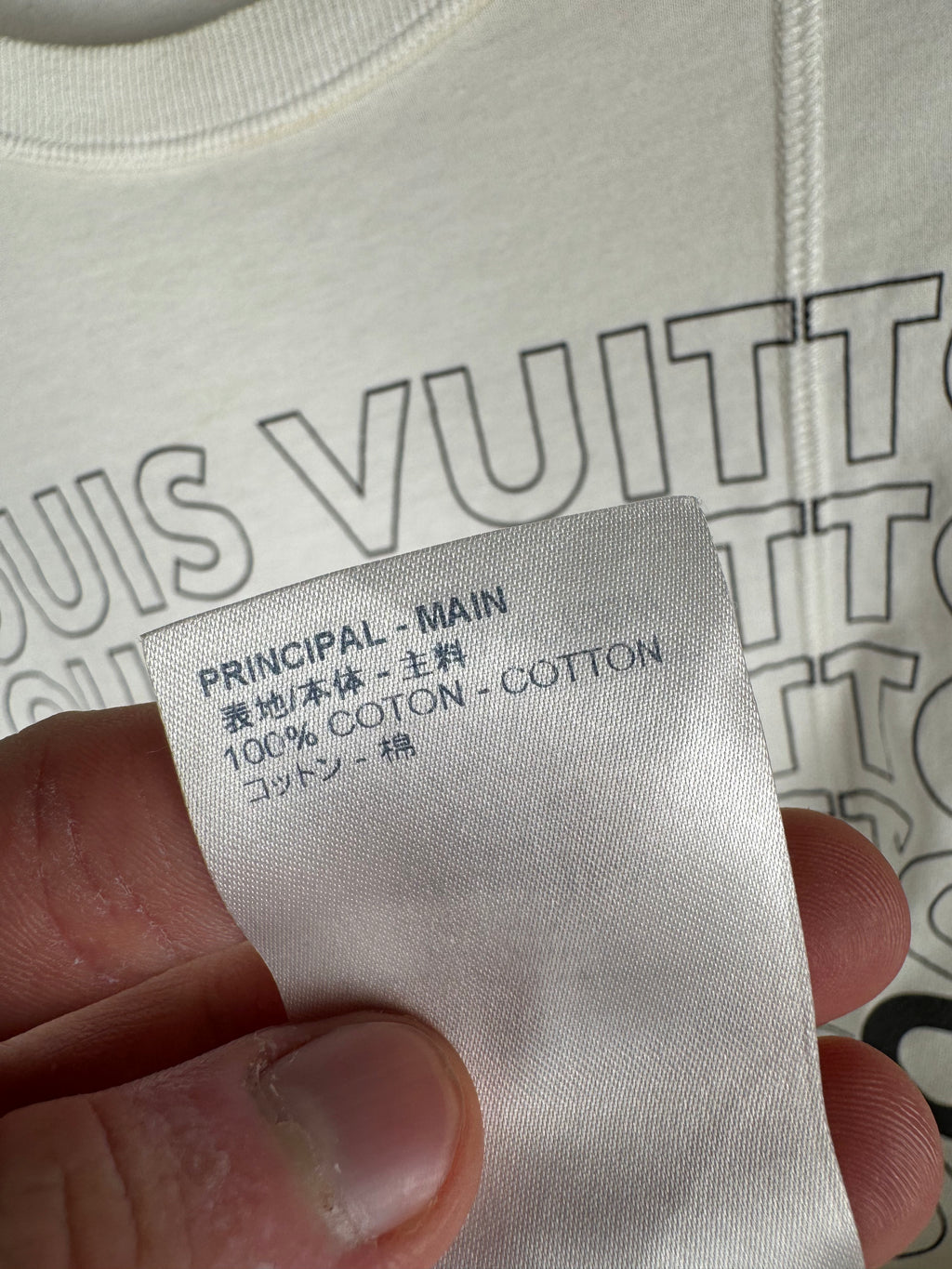 Louis Vuitton Merci White Tee
