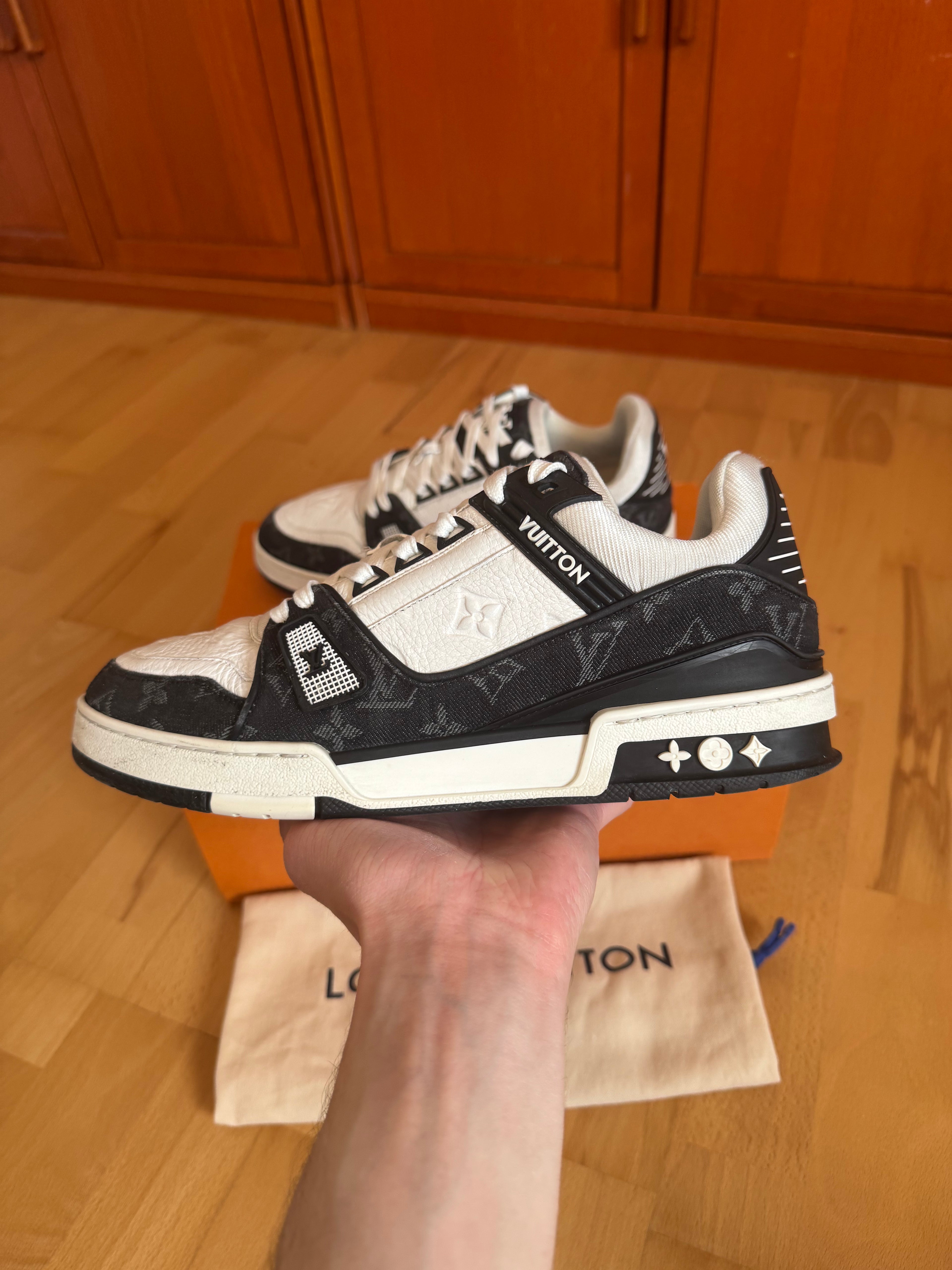 Louis Vuitton LV Trainer Black Denim