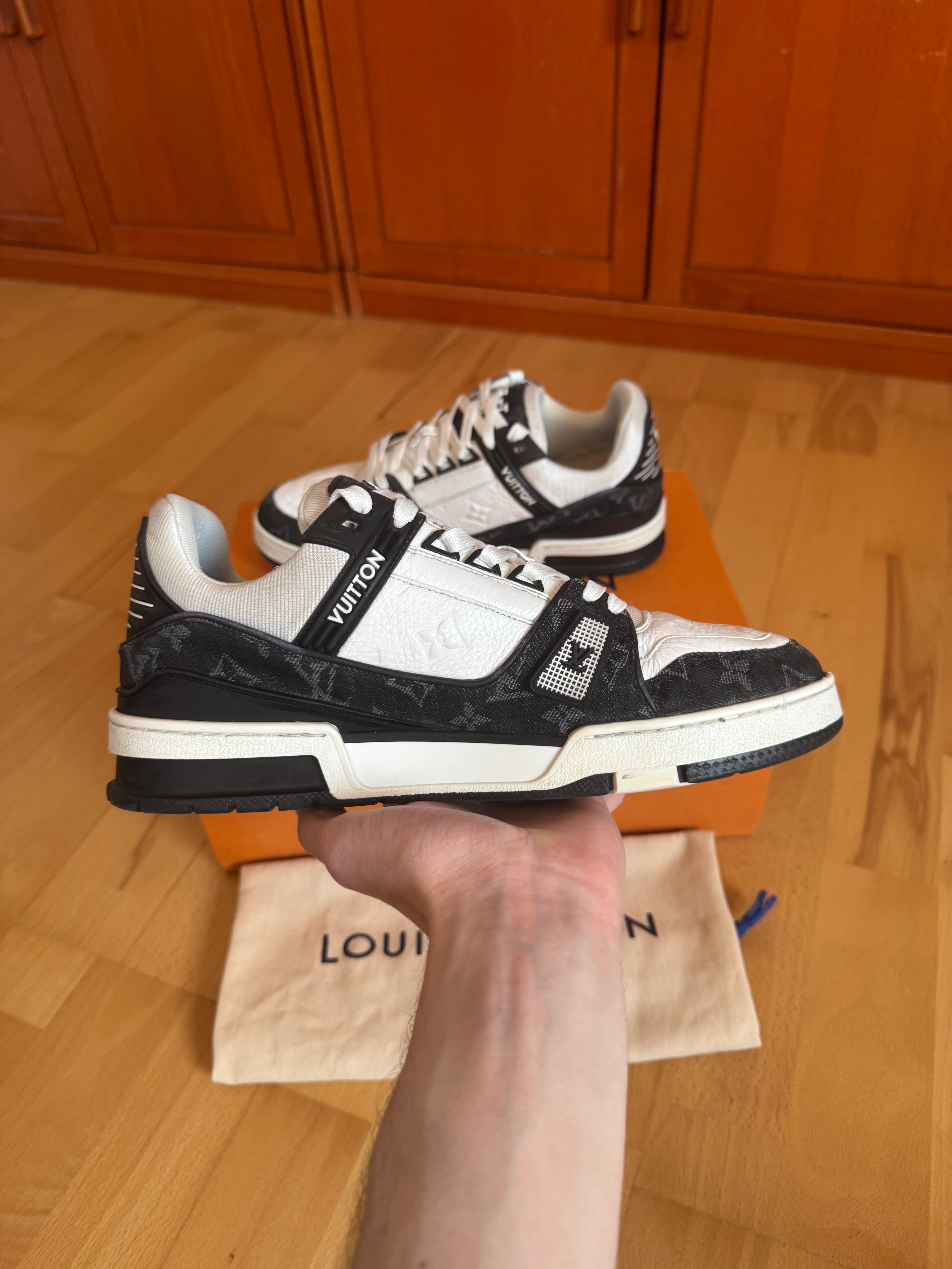 Louis Vuitton LV Trainer Black Denim