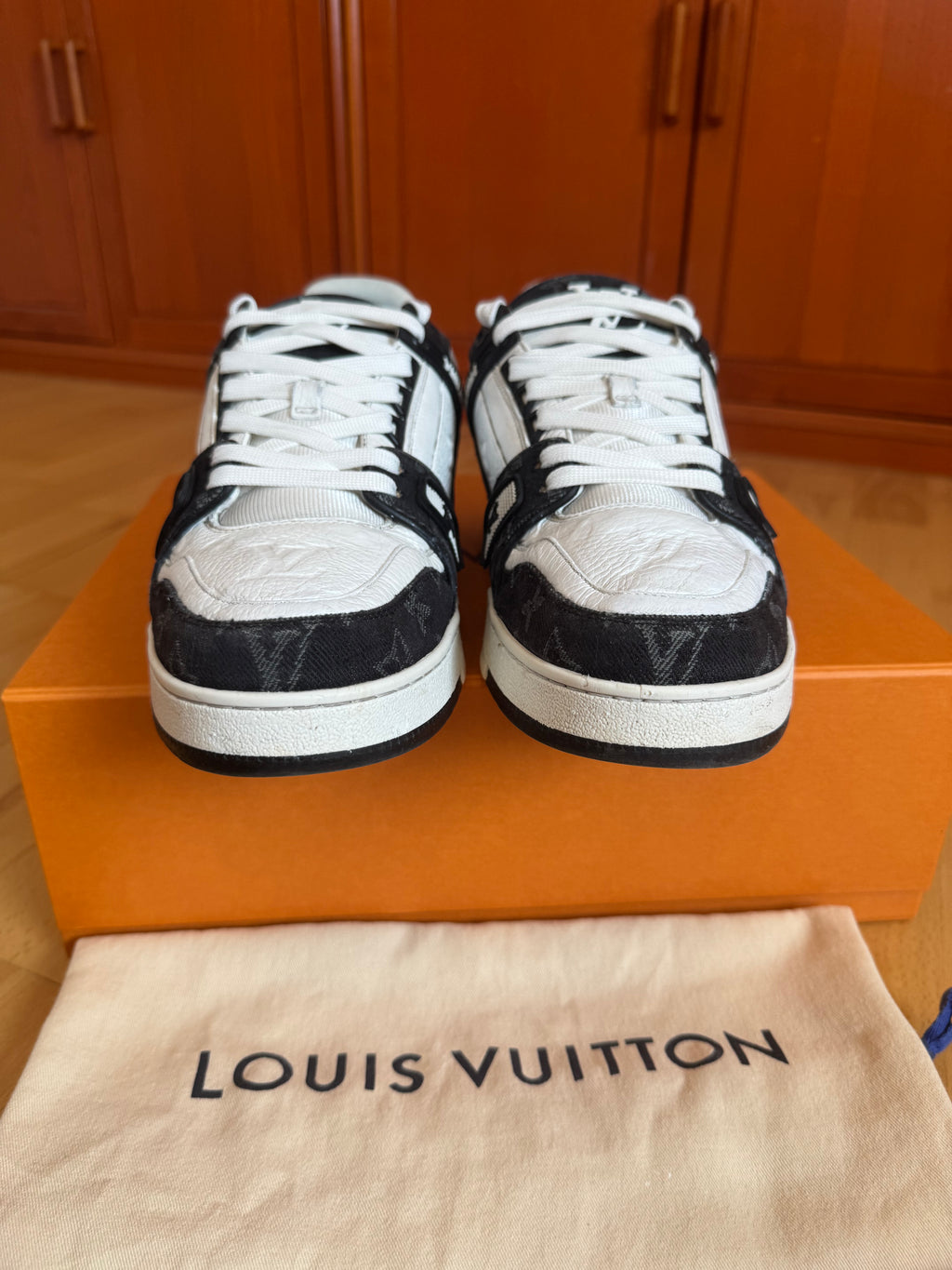 Louis Vuitton LV Trainer Black Denim