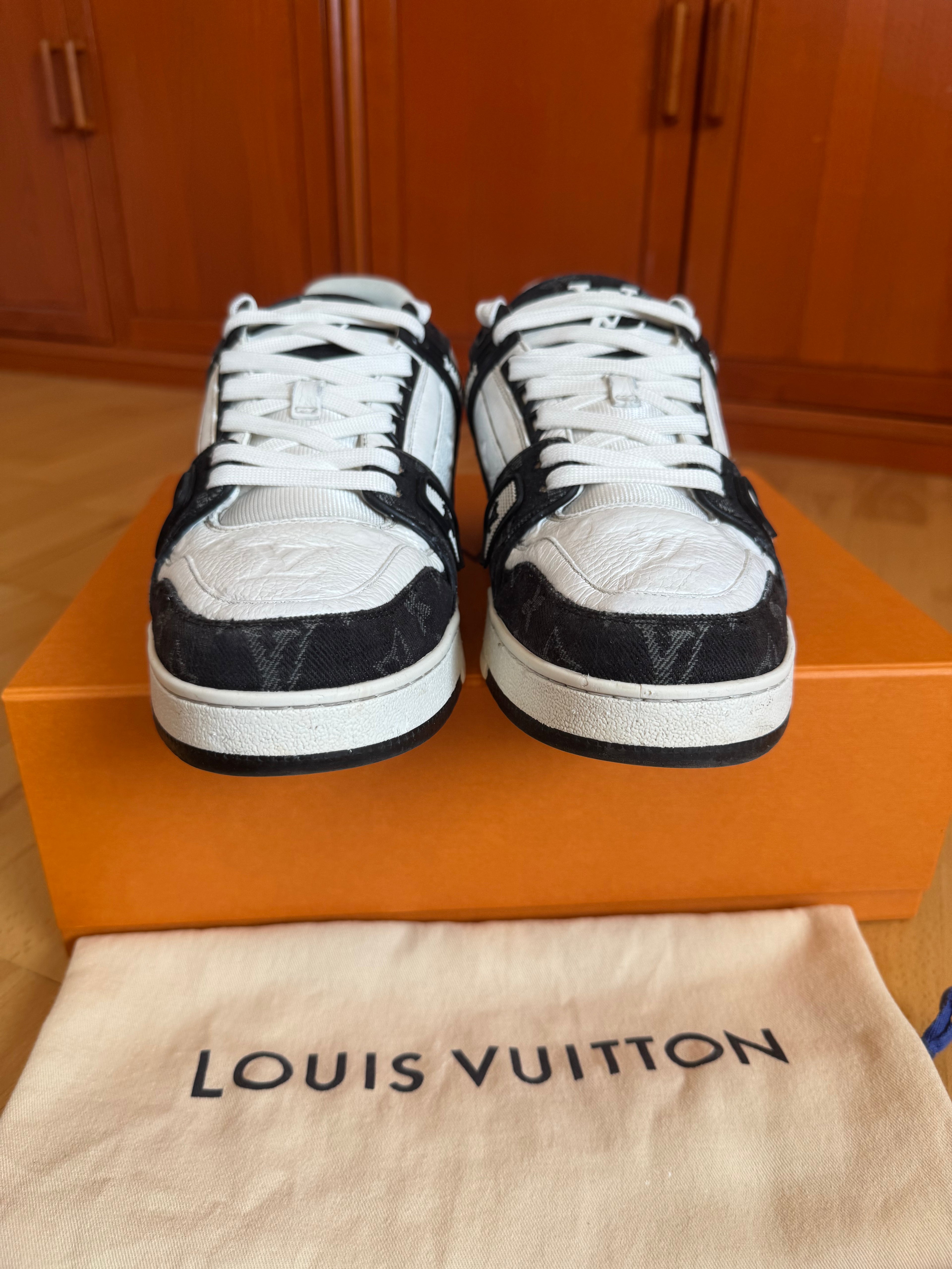 Louis Vuitton LV Trainer Black Denim