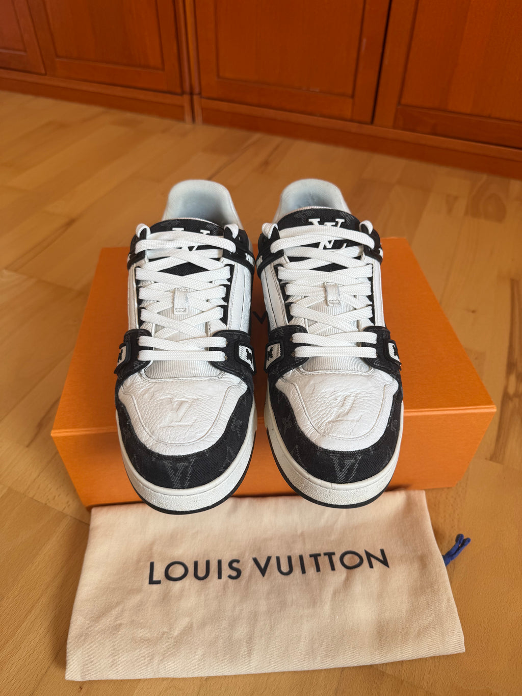 Louis Vuitton LV Trainer Black Denim