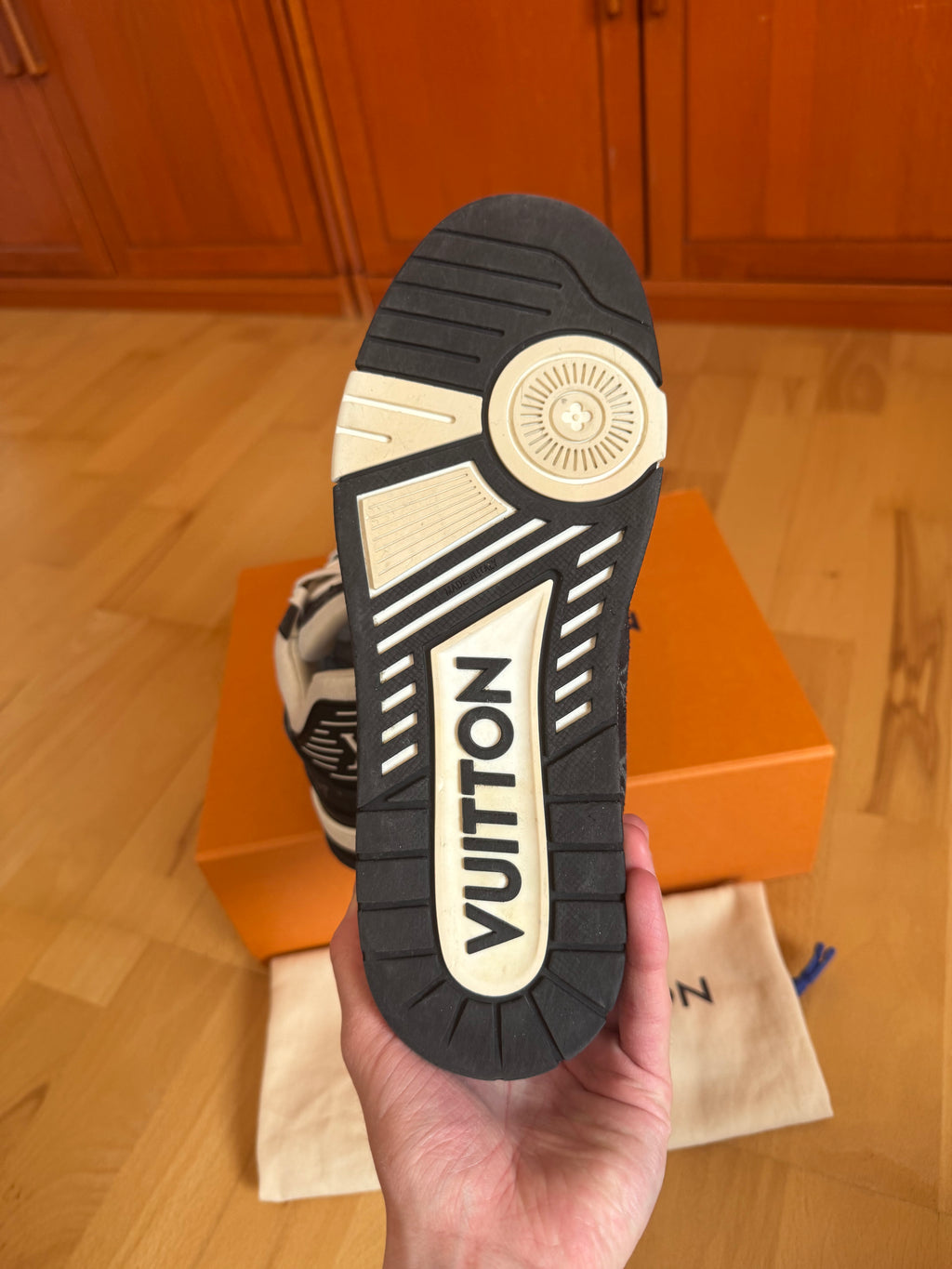 Louis Vuitton LV Trainer Black Denim