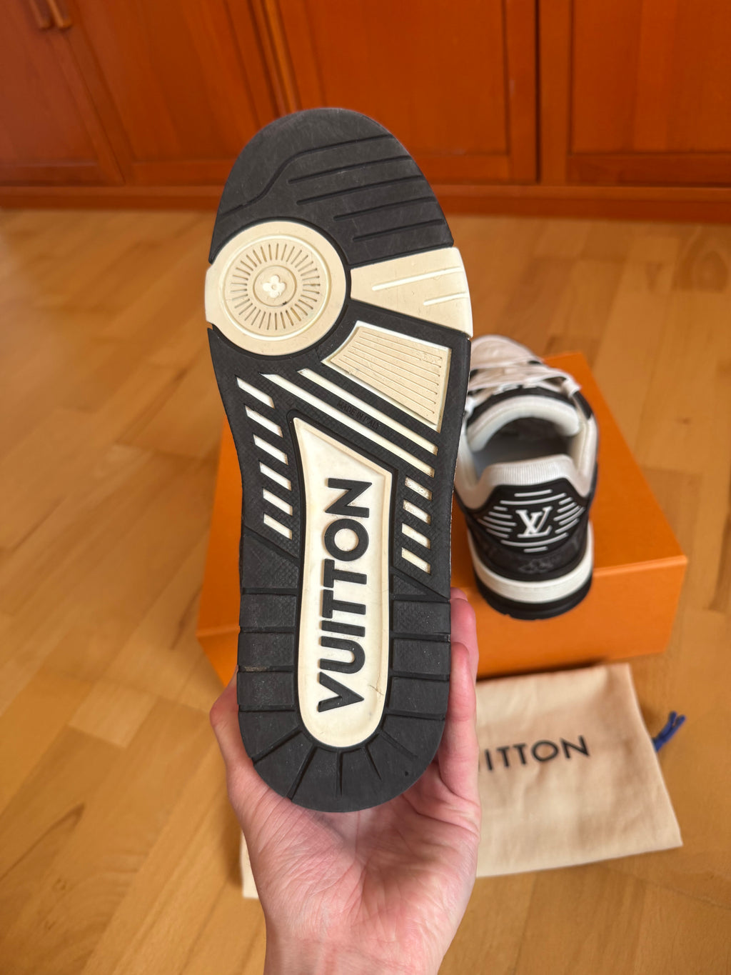 Louis Vuitton LV Trainer Black Denim