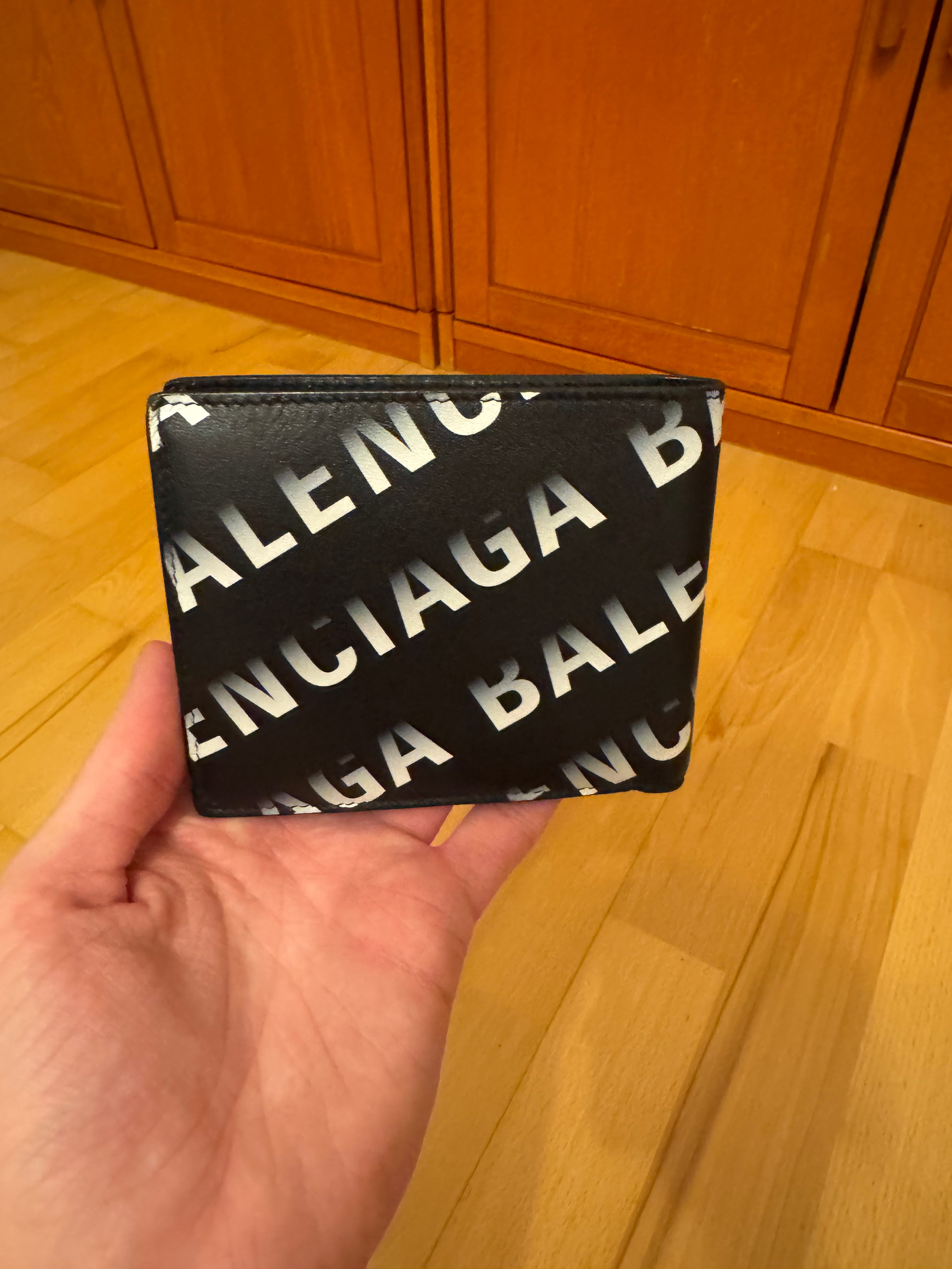 Balenciaga Gradient Black Wallet