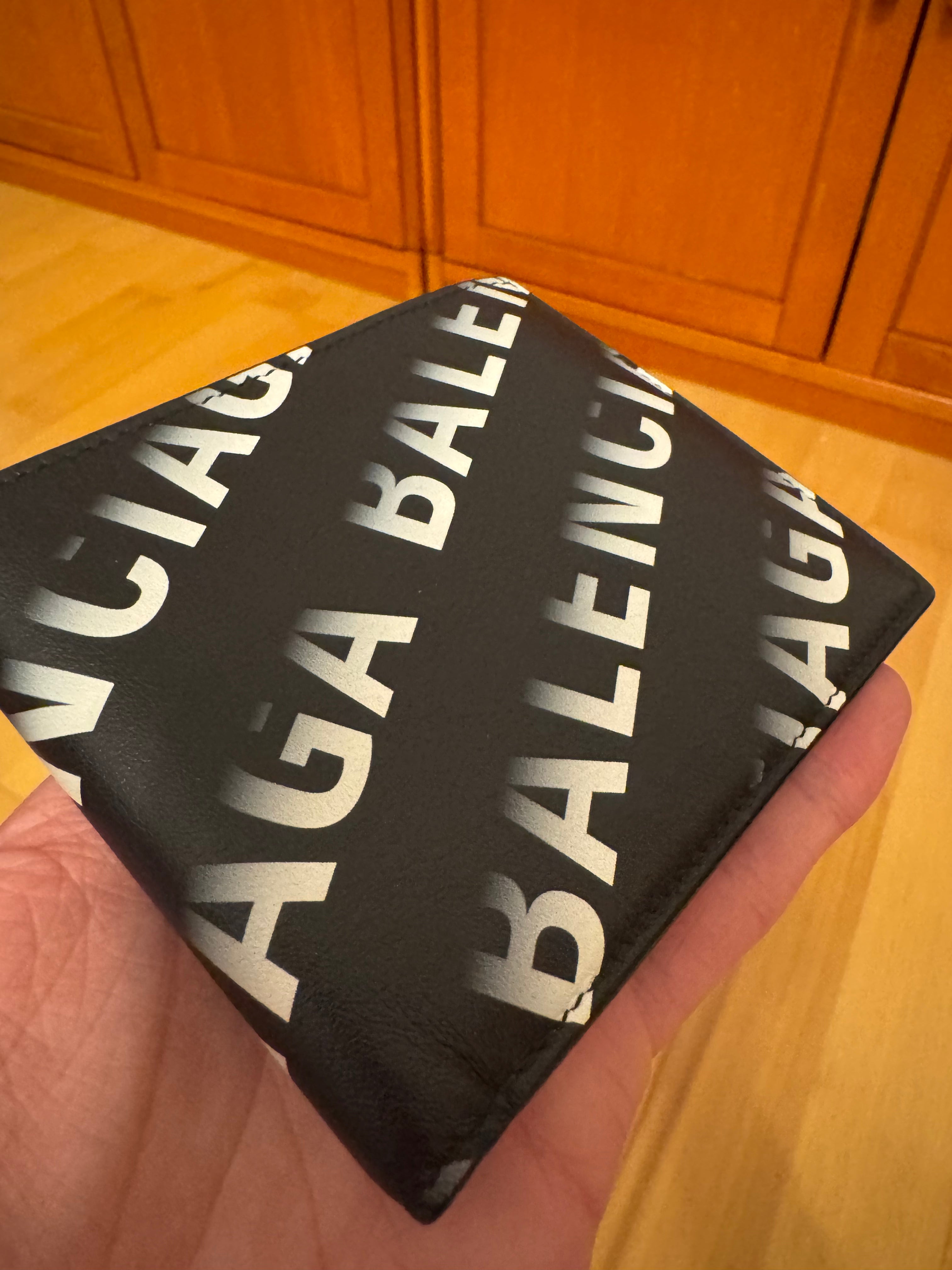 Balenciaga Gradient Black Wallet