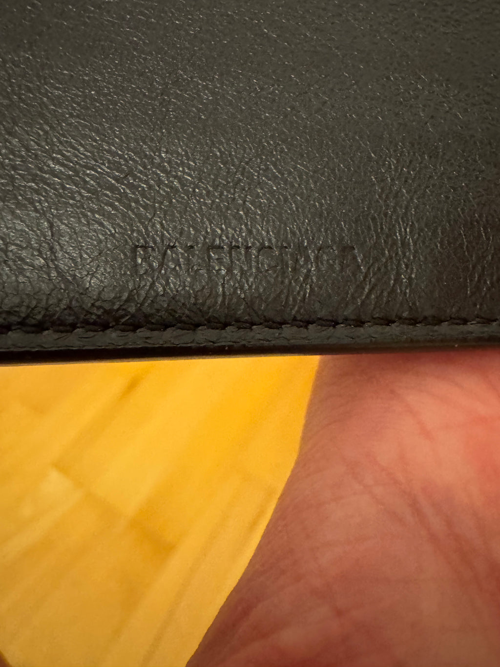 Balenciaga Gradient Black Wallet