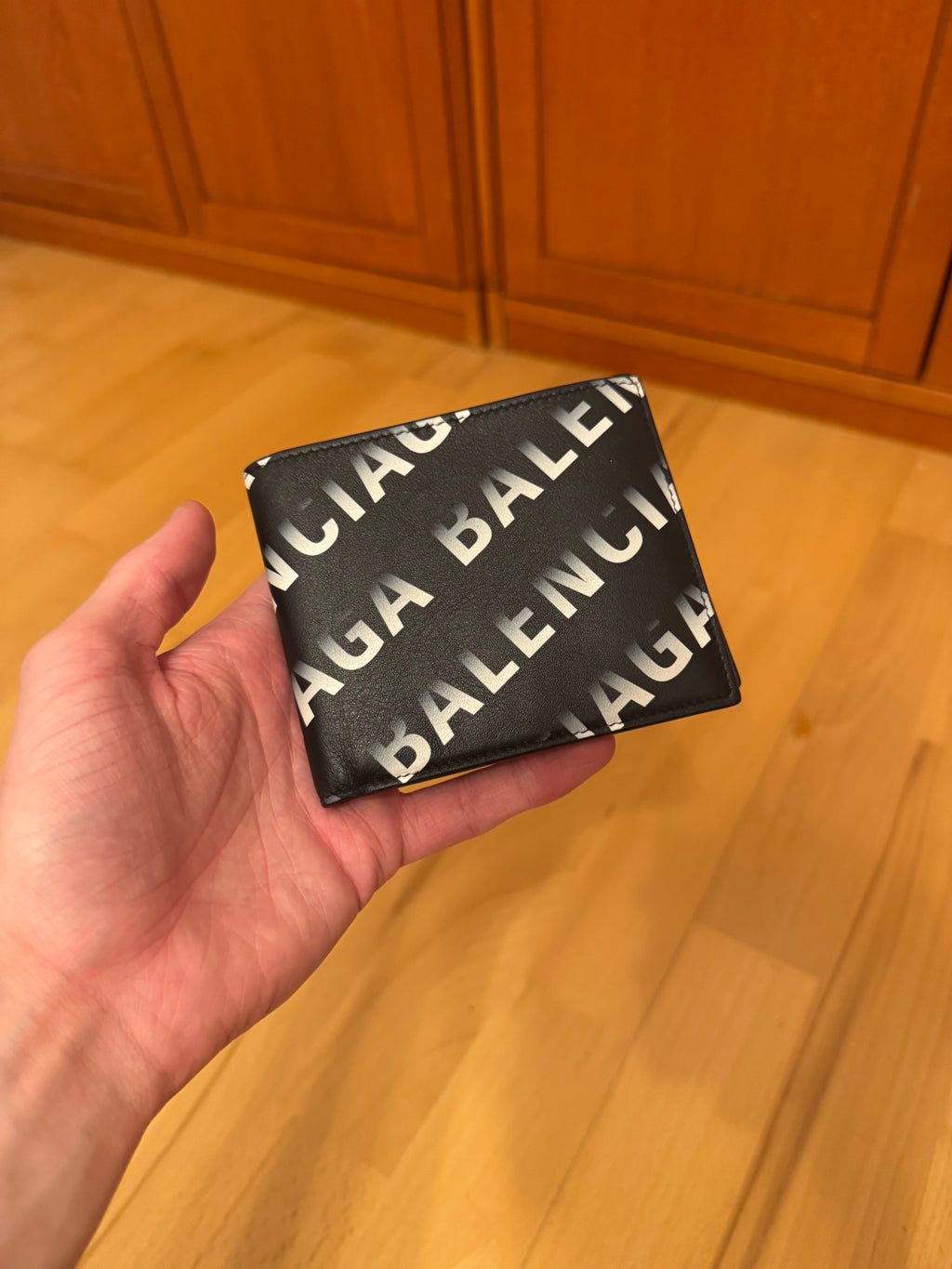 Balenciaga Gradient Black Wallet