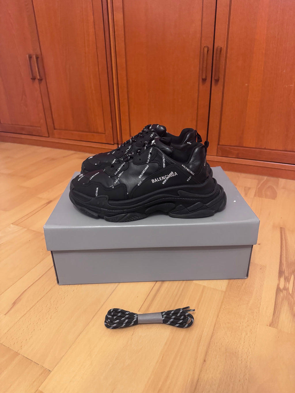 Balenciaga Triple S All-Over Black