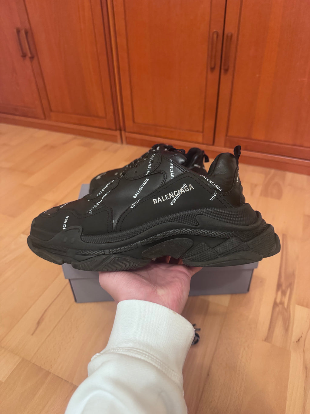Balenciaga Triple S All-Over Black