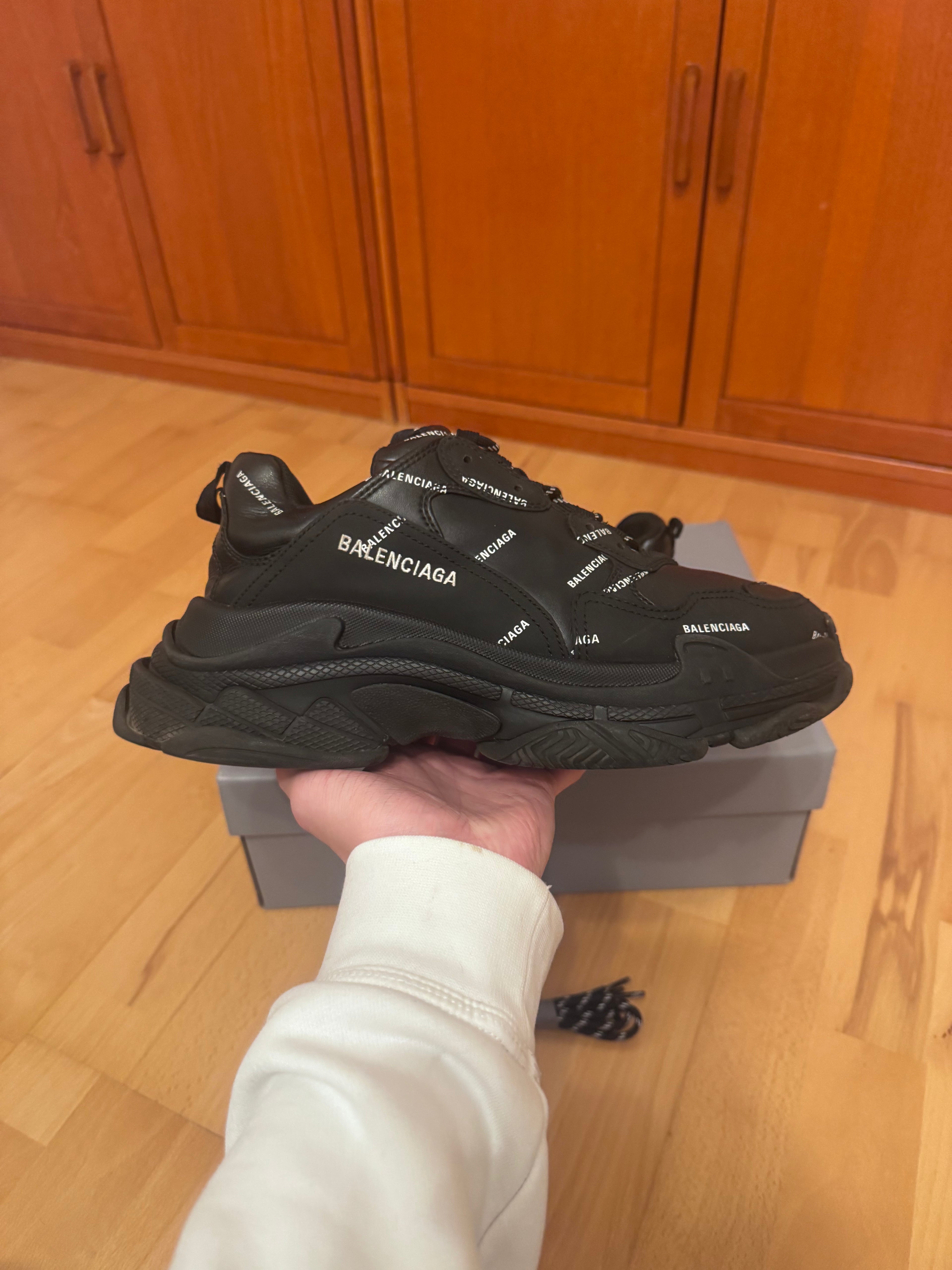 Balenciaga Triple S All-Over Black