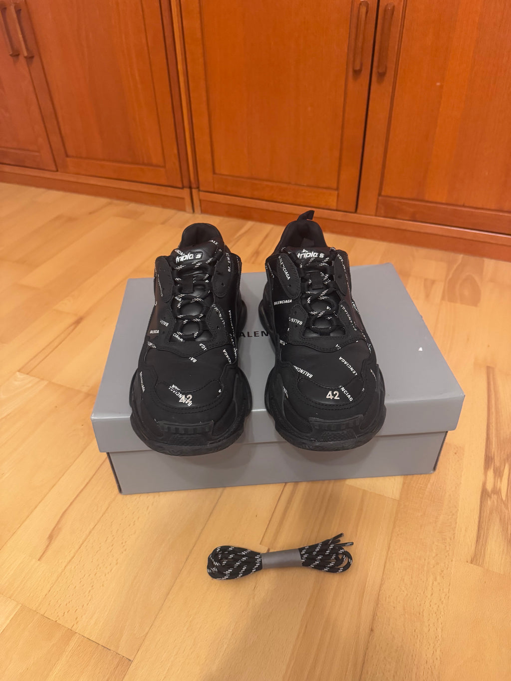 Balenciaga Triple S All-Over Black