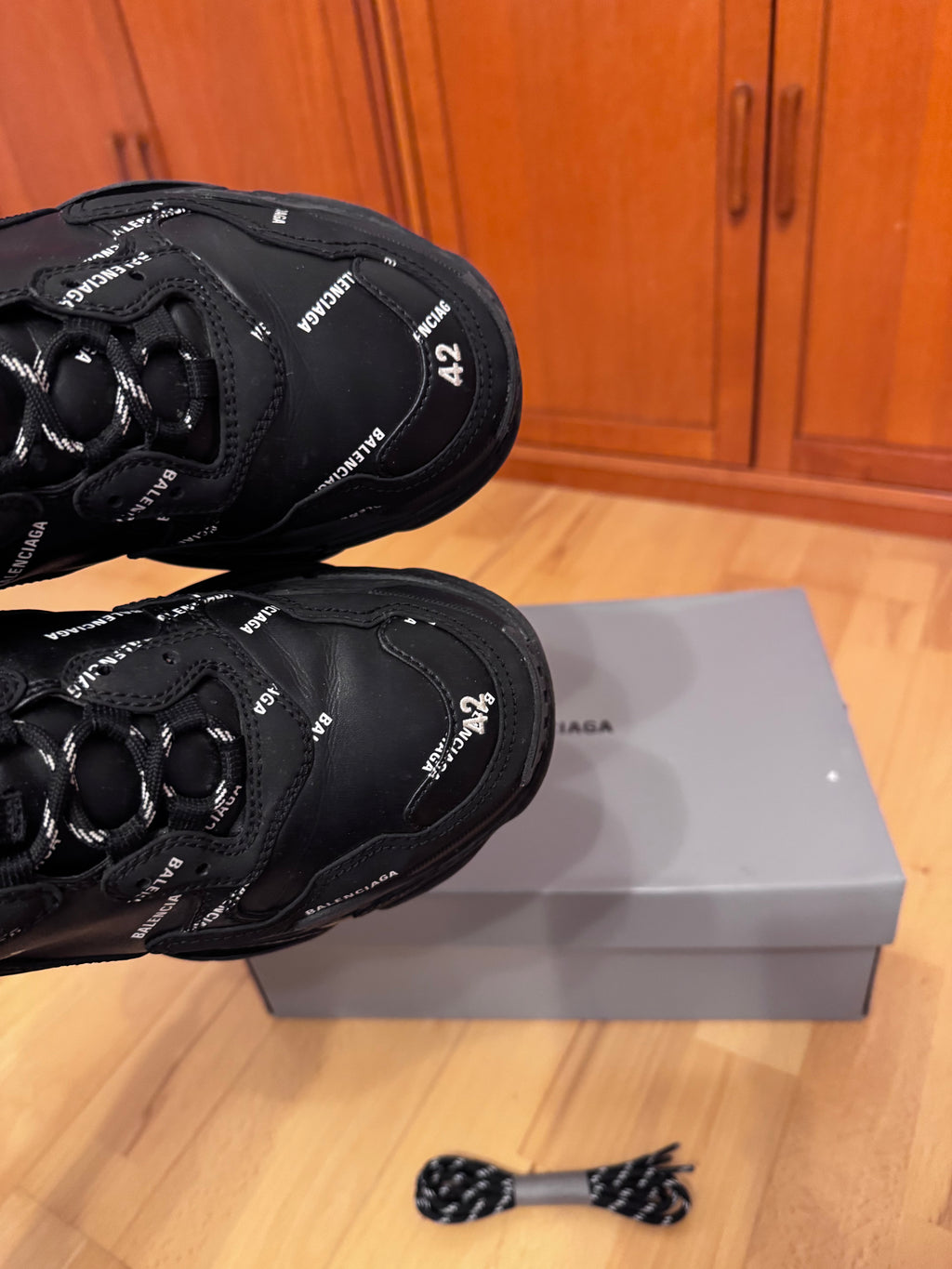 Balenciaga Triple S All-Over Black