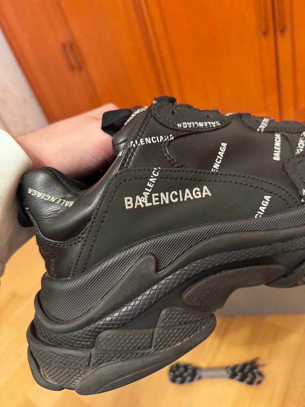 Balenciaga Triple S All-Over Black