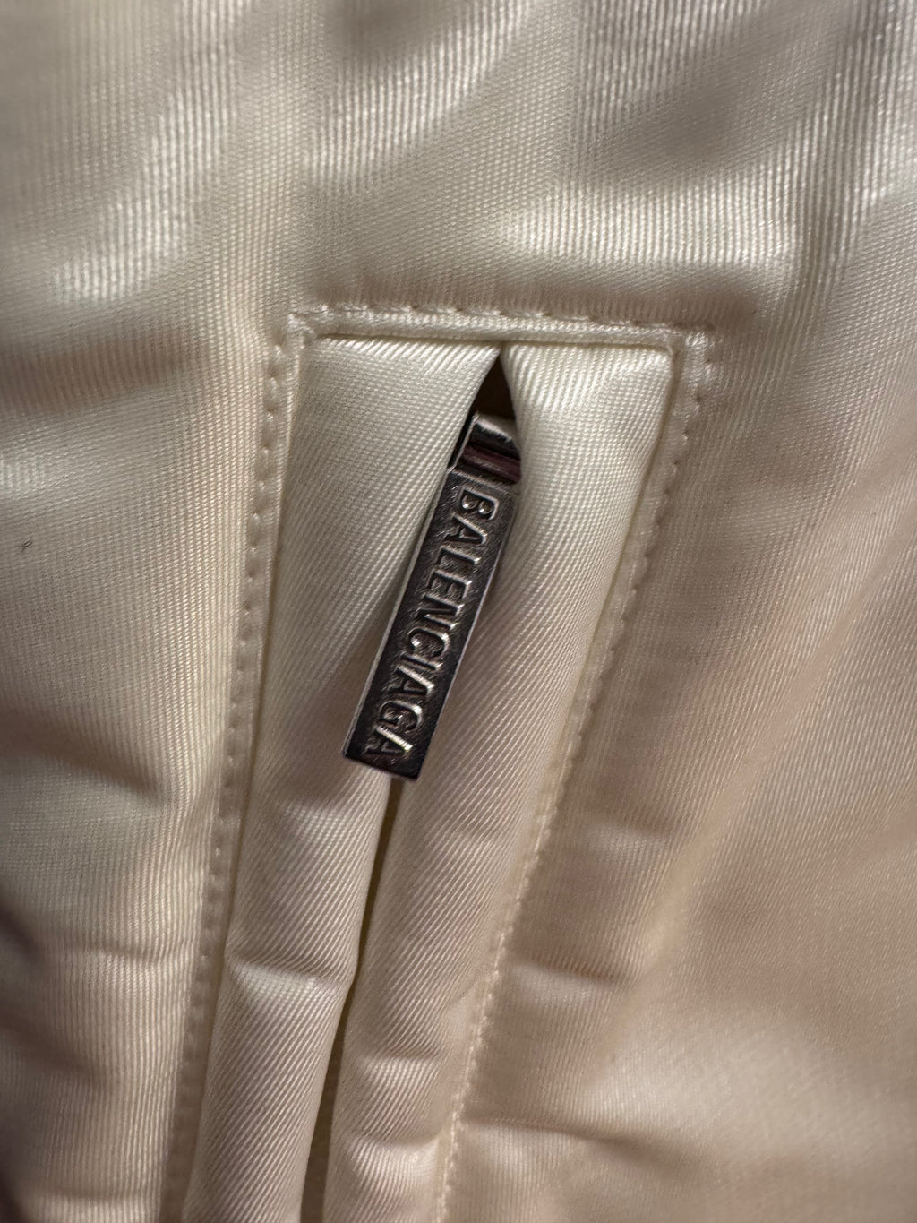 Balenciaga Padded Tracksuit Bomber Jacket Blue/White