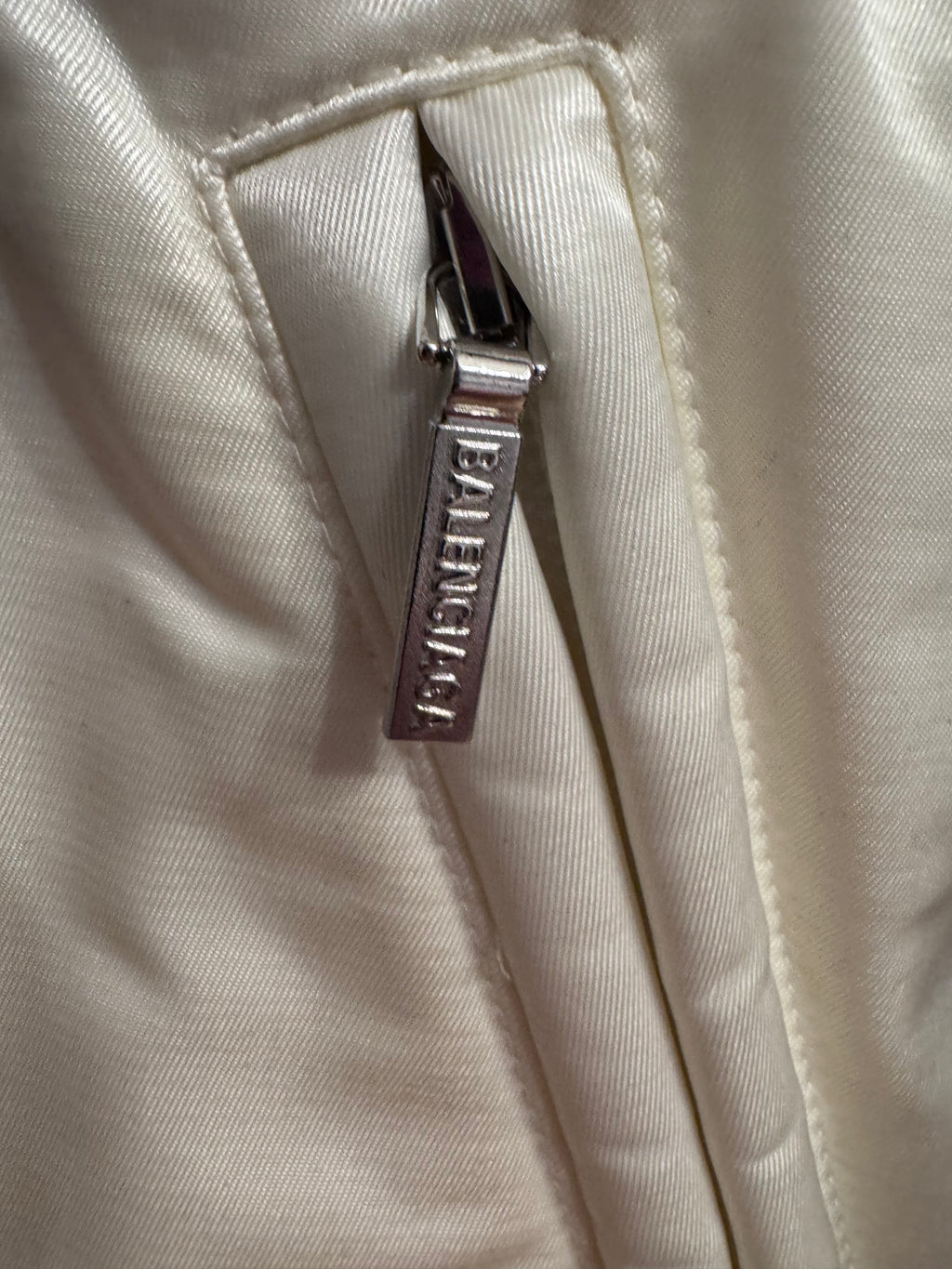 Balenciaga Padded Tracksuit Bomber Jacket Blue/White