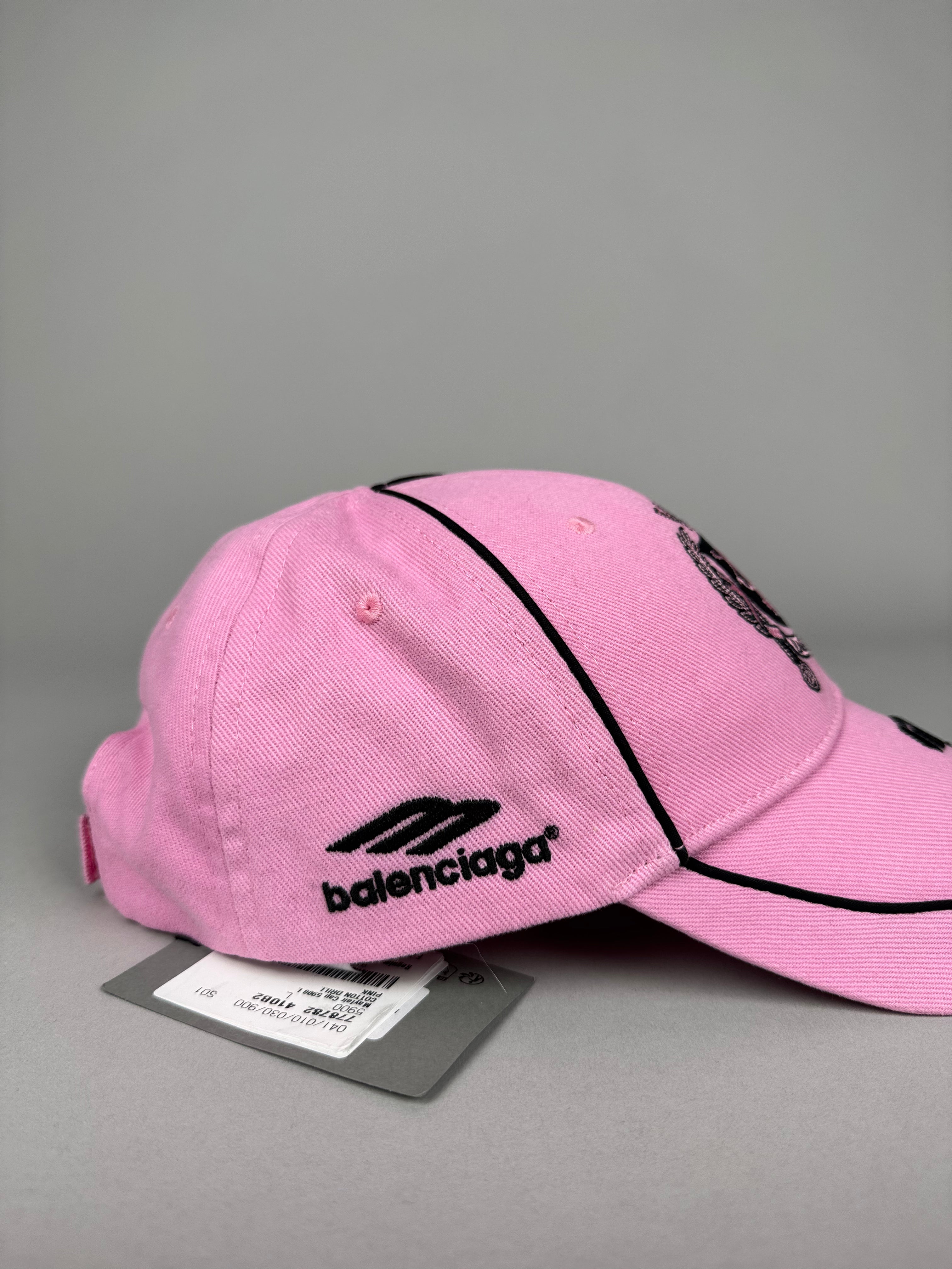 Balenciaga Mayfair Soccer Cap Pink