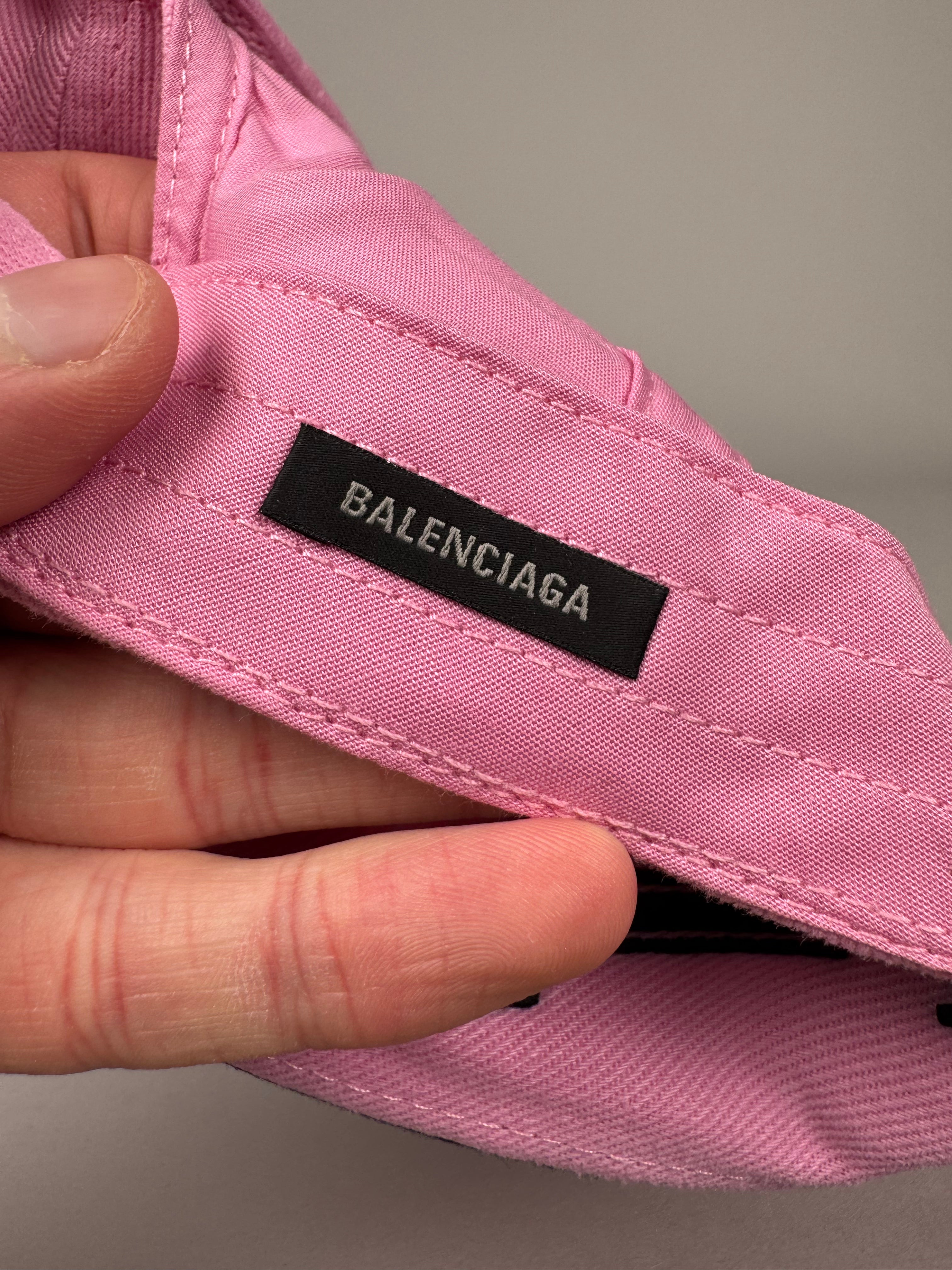 Balenciaga Mayfair Soccer Cap Pink