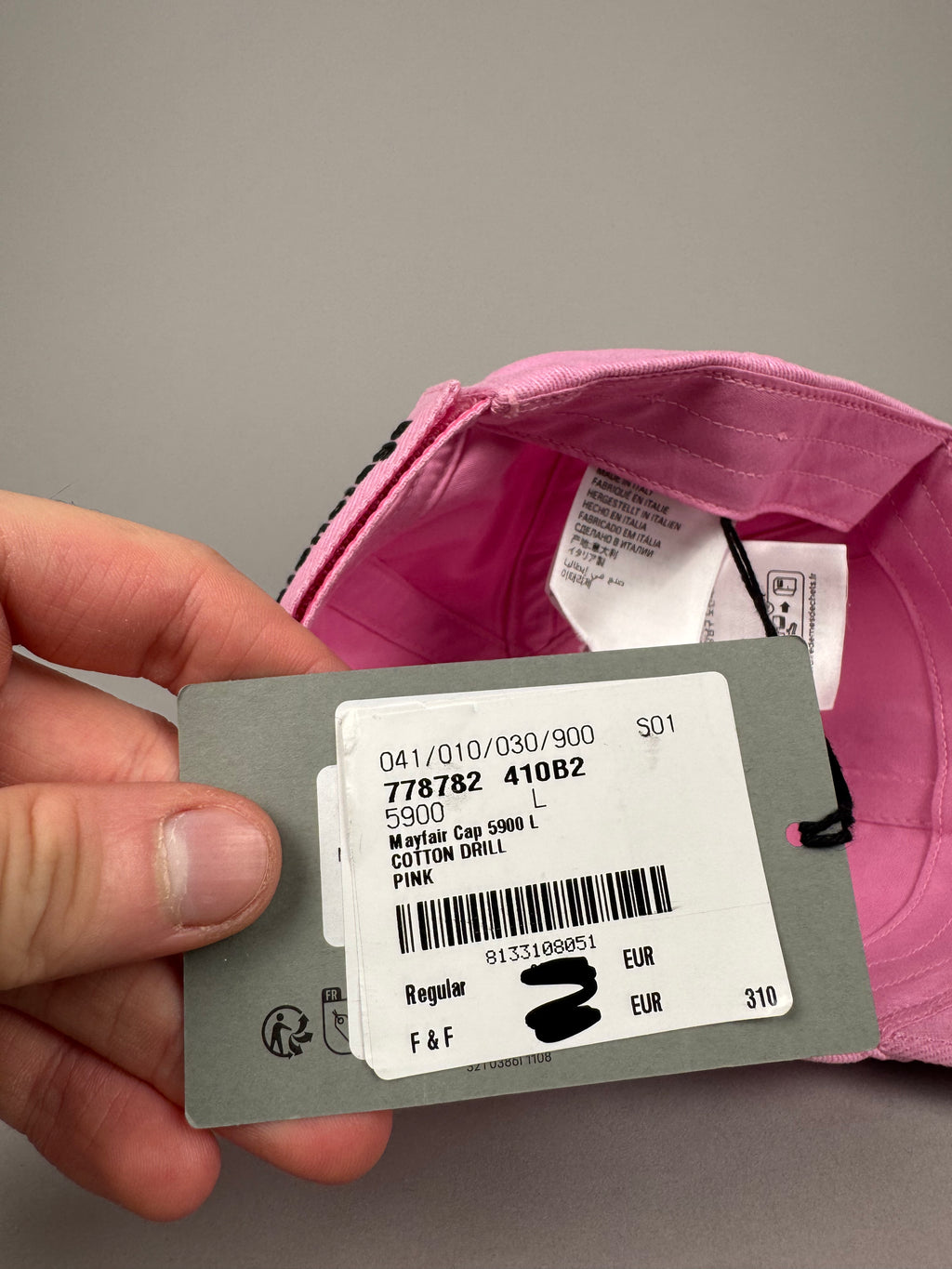 Balenciaga Mayfair Soccer Cap Pink
