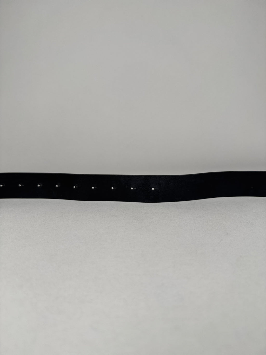 Balenciaga BB Black Belt Silver Buckle