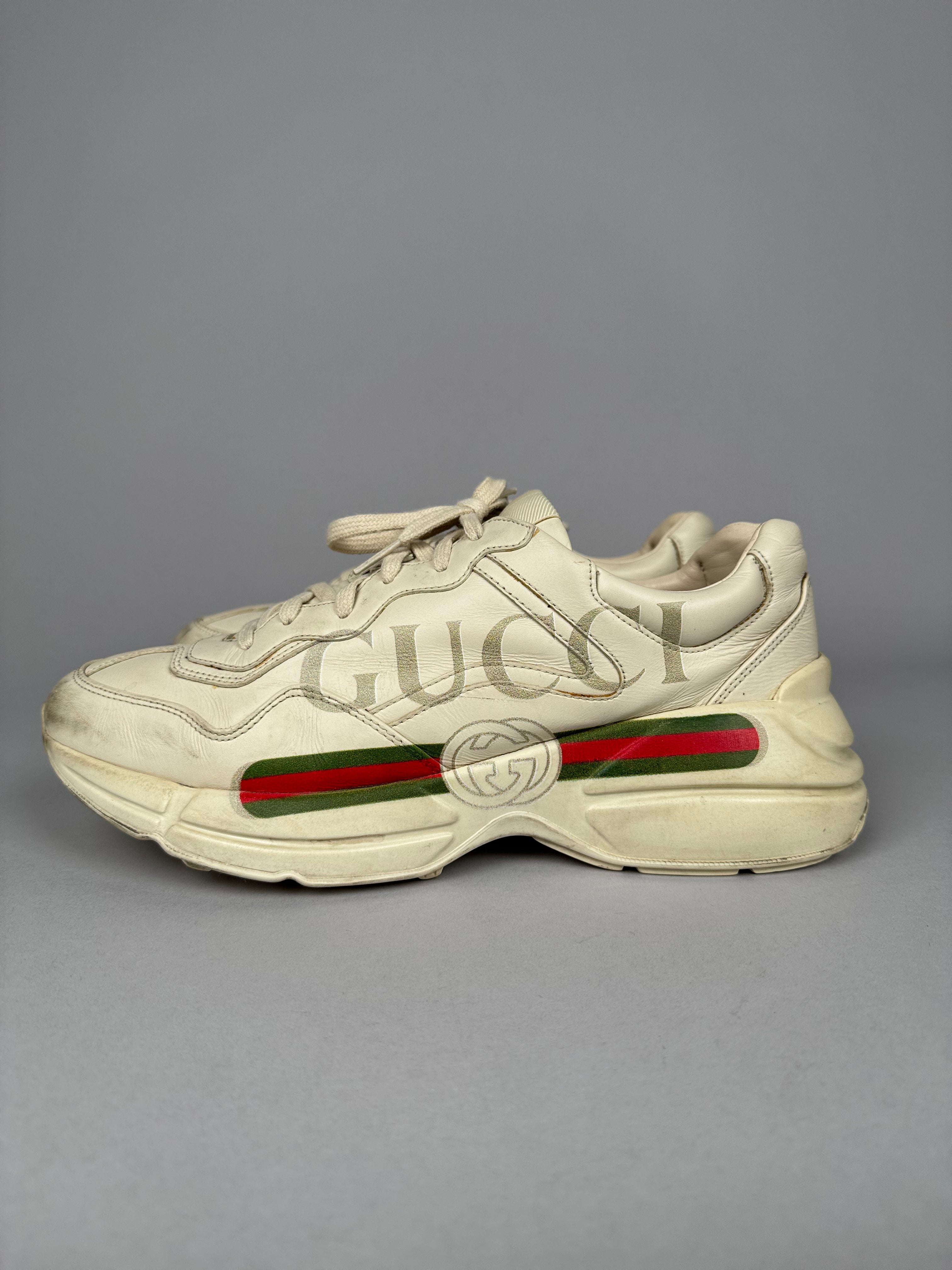 Gucci Rhyton Beige Gucci Logo