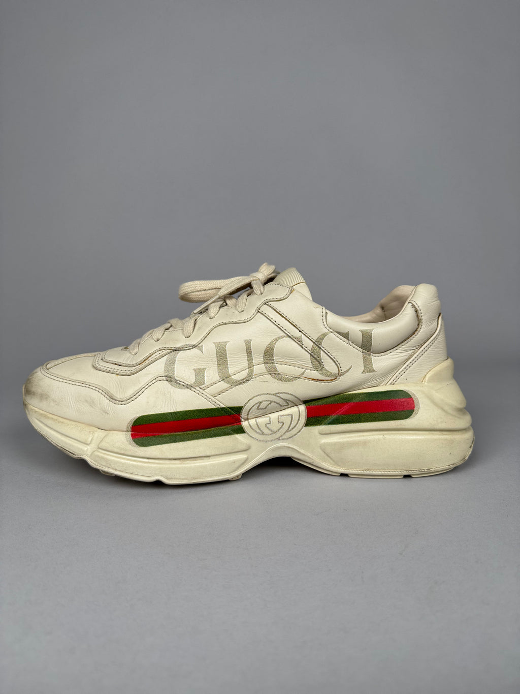 Gucci Rhyton Beige Gucci Logo