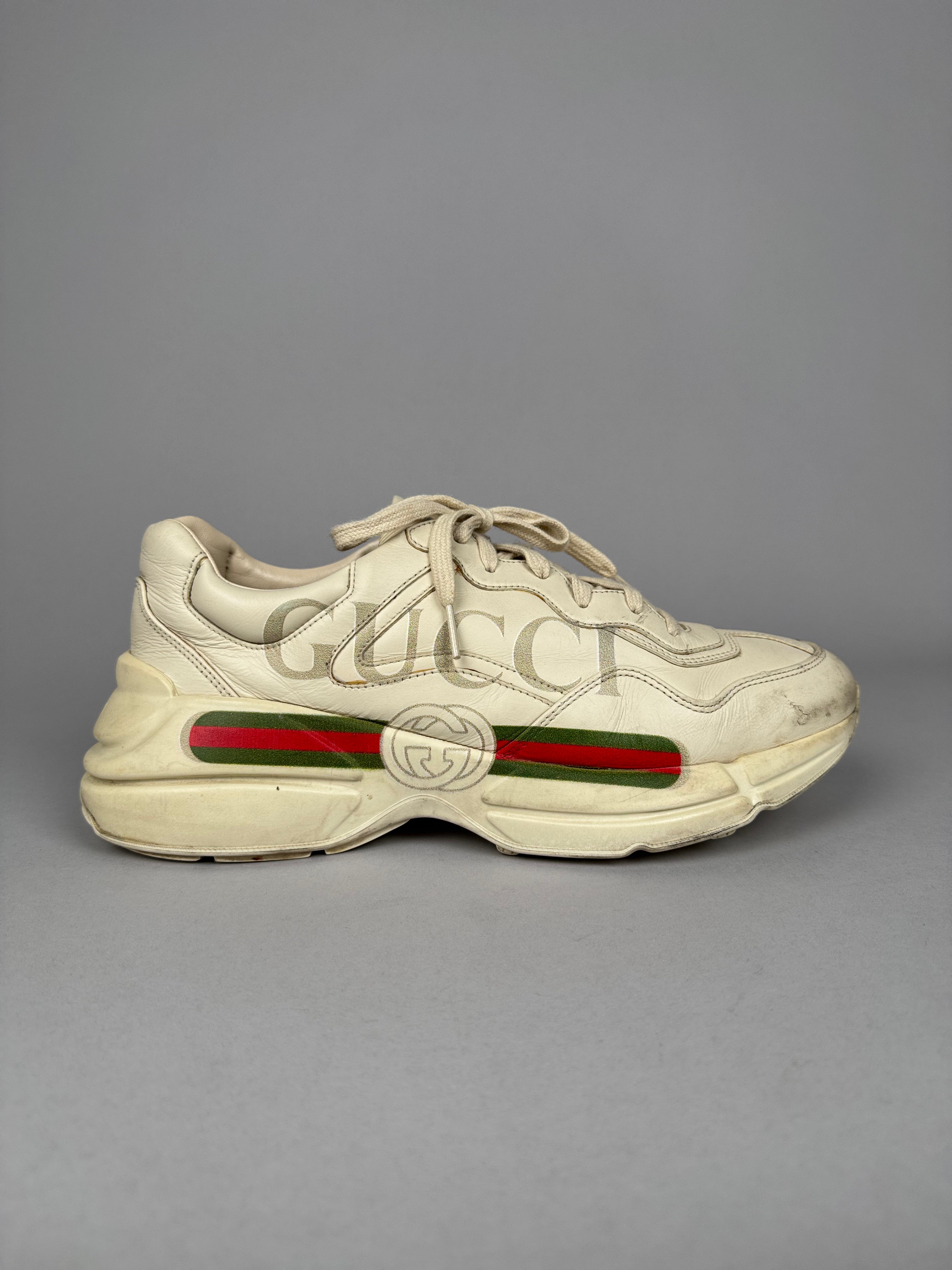 Gucci Rhyton Beige Gucci Logo