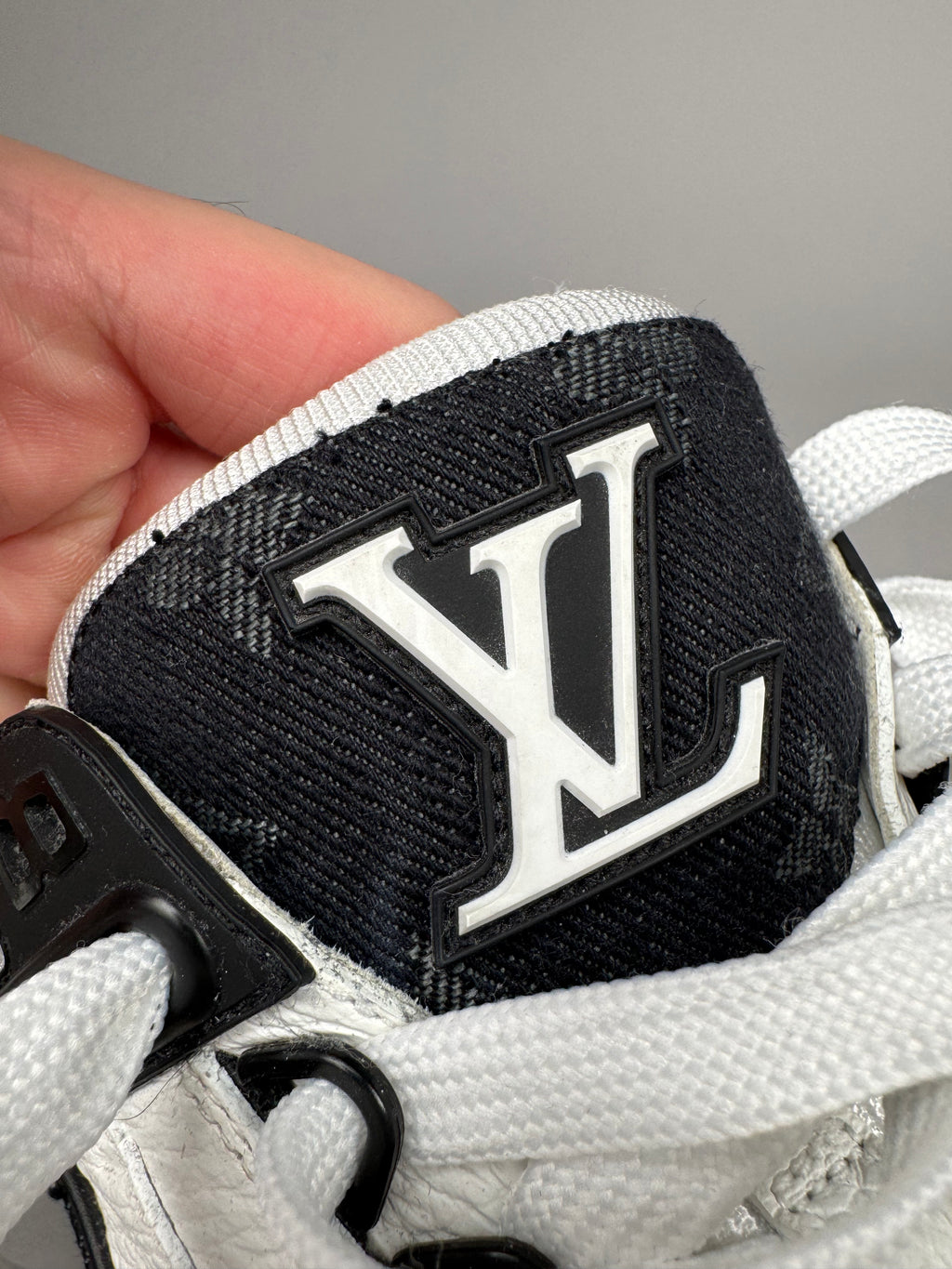 Louis Vuitton LV Trainer Black Denim