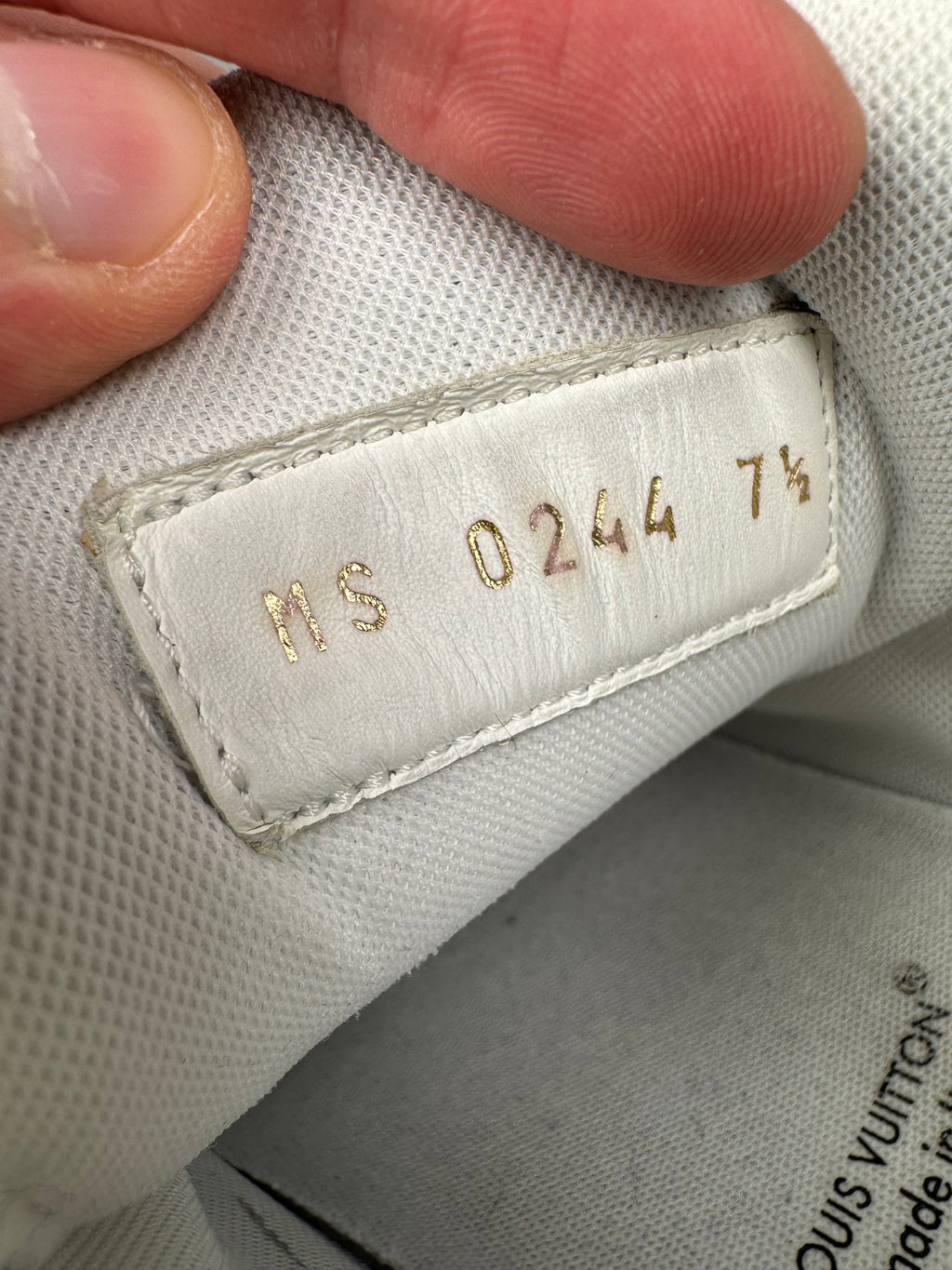 Louis Vuitton LV Trainer Black Denim