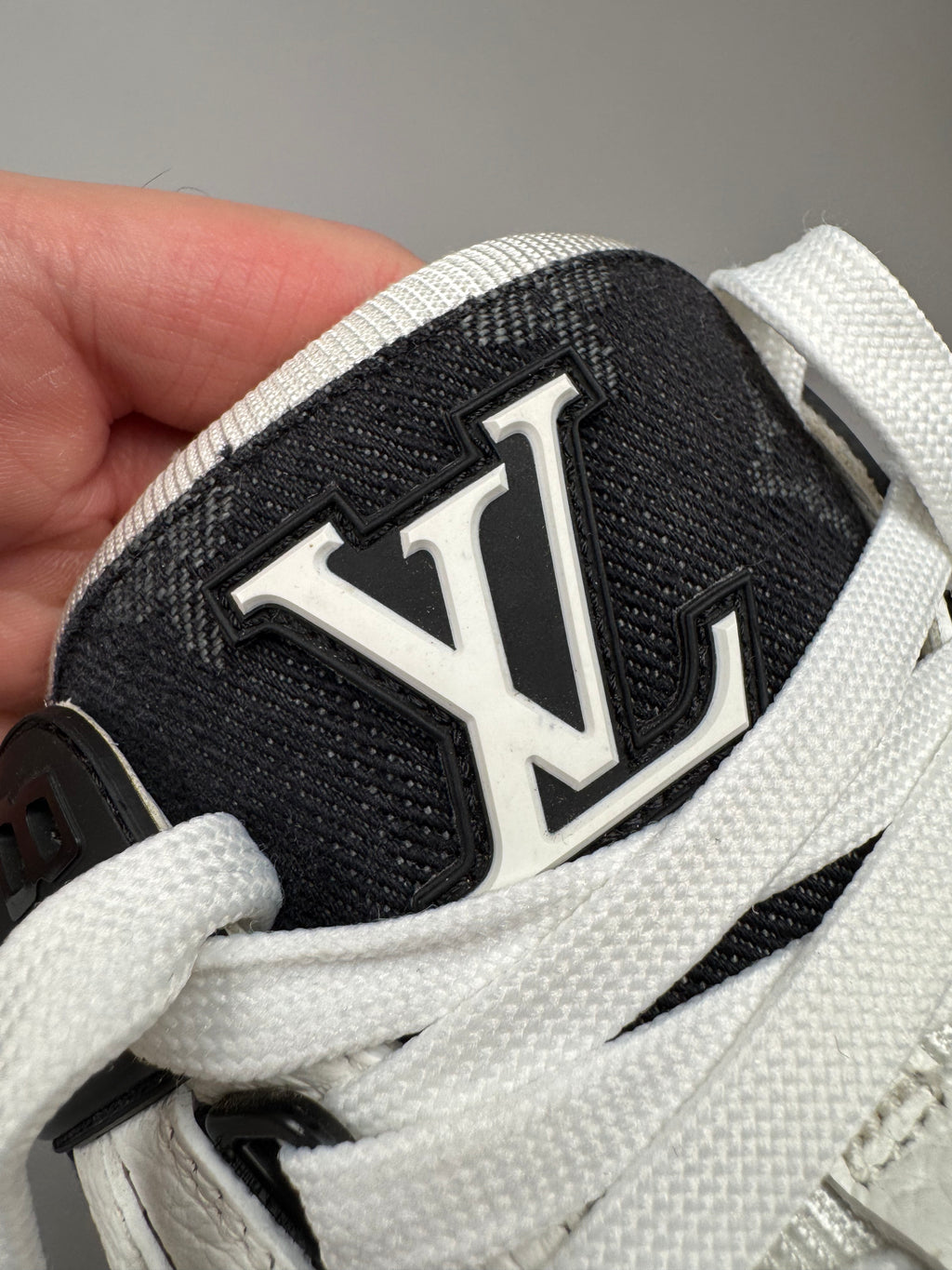 Louis Vuitton LV Trainer Black Denim