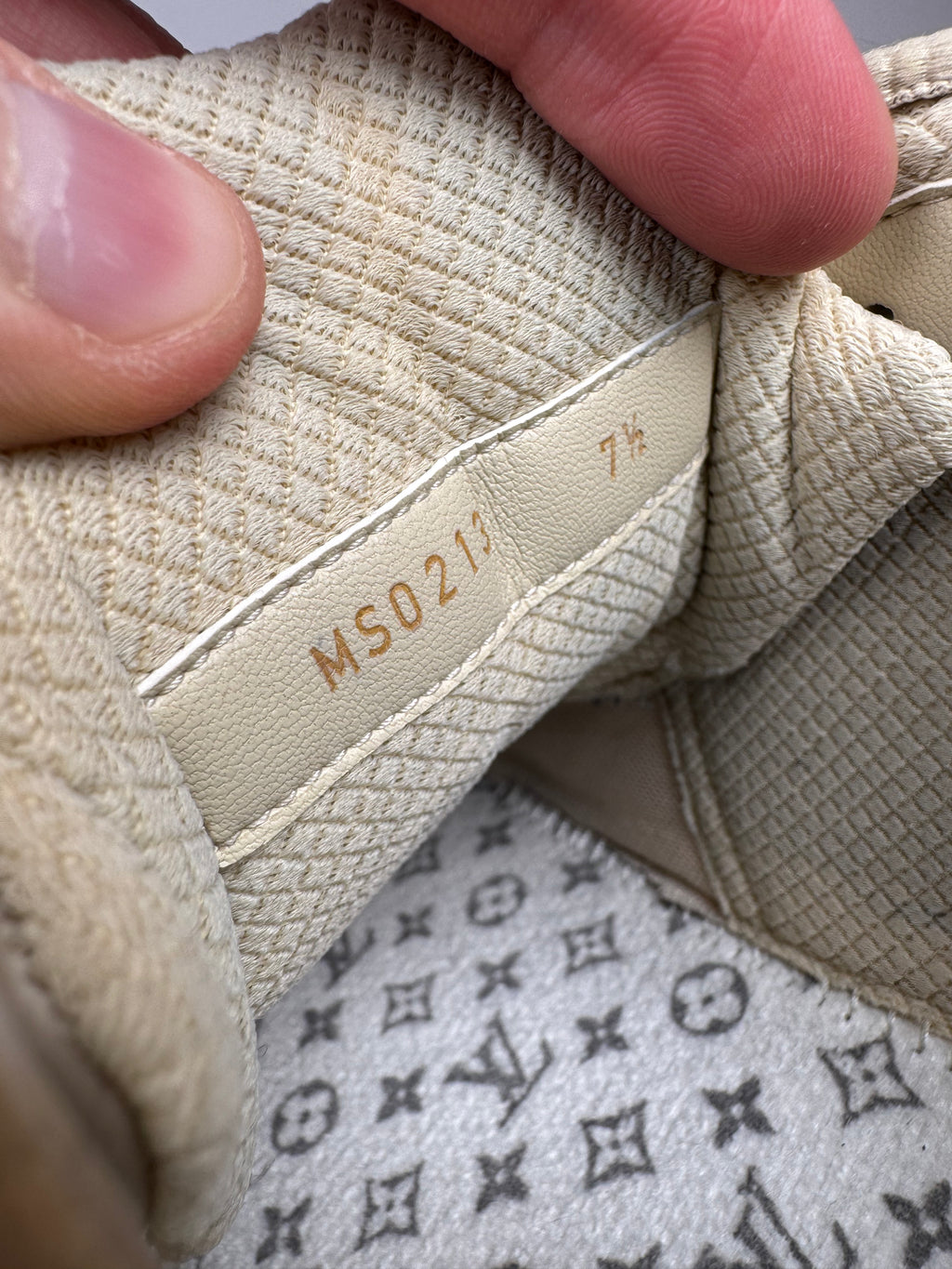 Louis Vuitton LV Tatic Runner Sneaker Beige