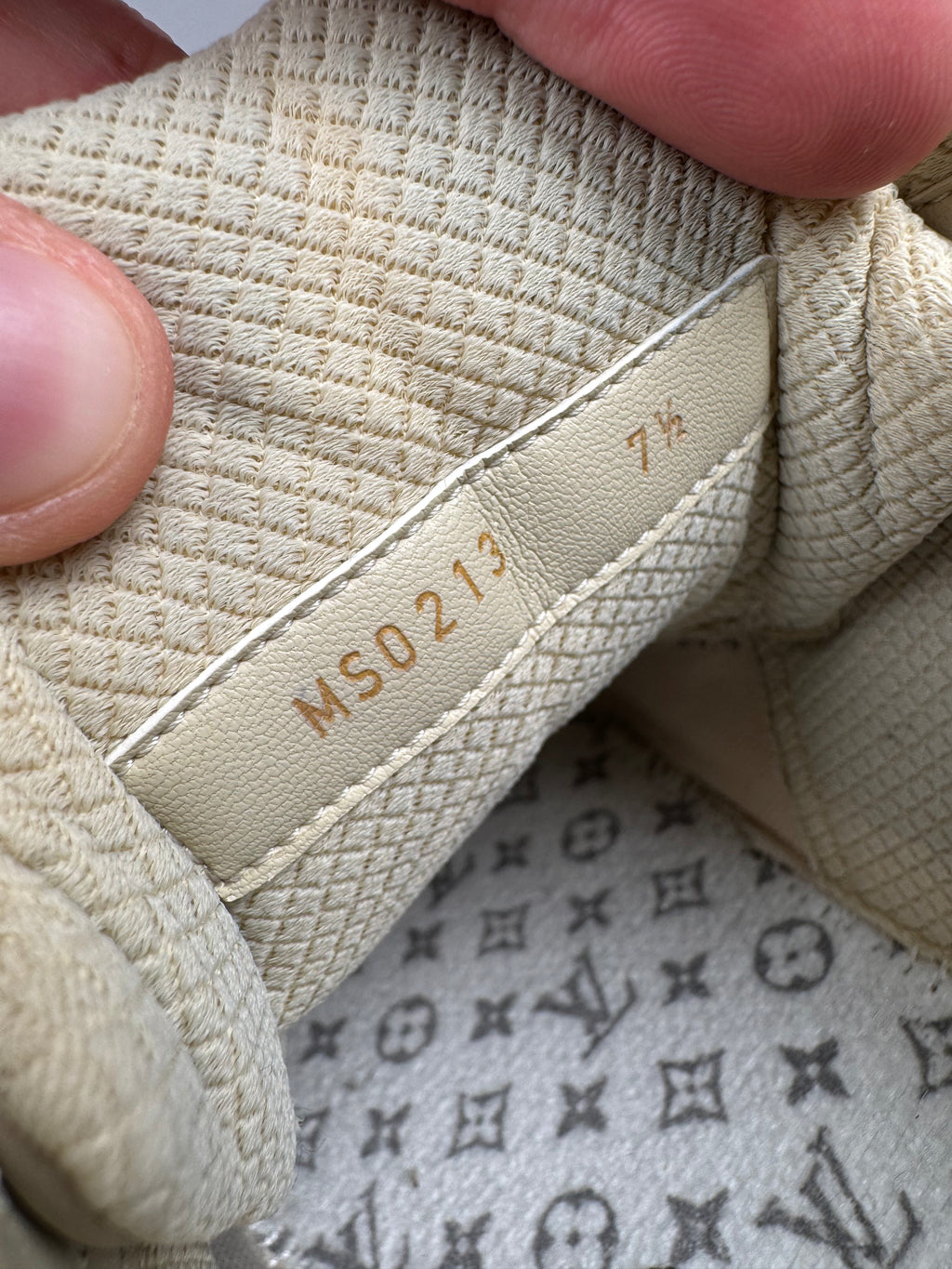 Louis Vuitton LV Tatic Runner Sneaker Beige