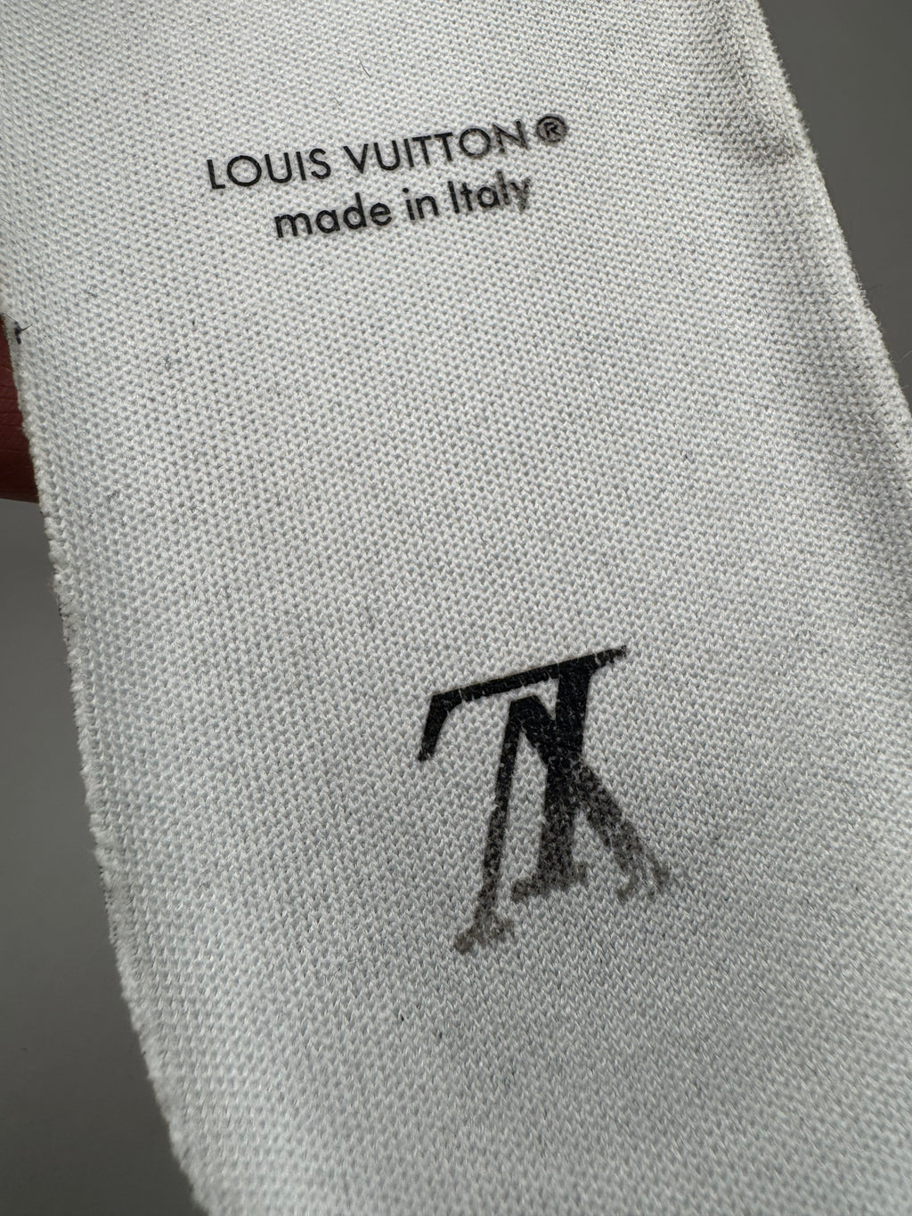 Louis Vuitton LV Trainer Velcro Strap Beige Denim